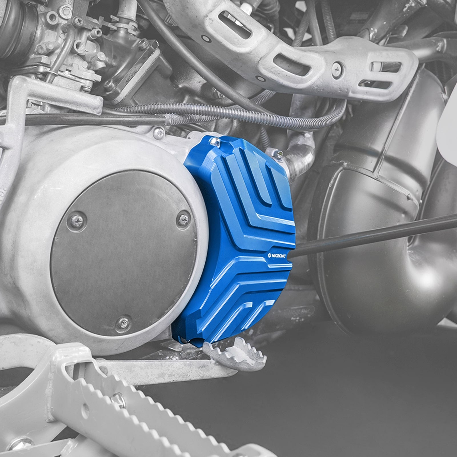 ATV Clutch Cover Insert + Water Pump Guard For Yamaha Banshee 350