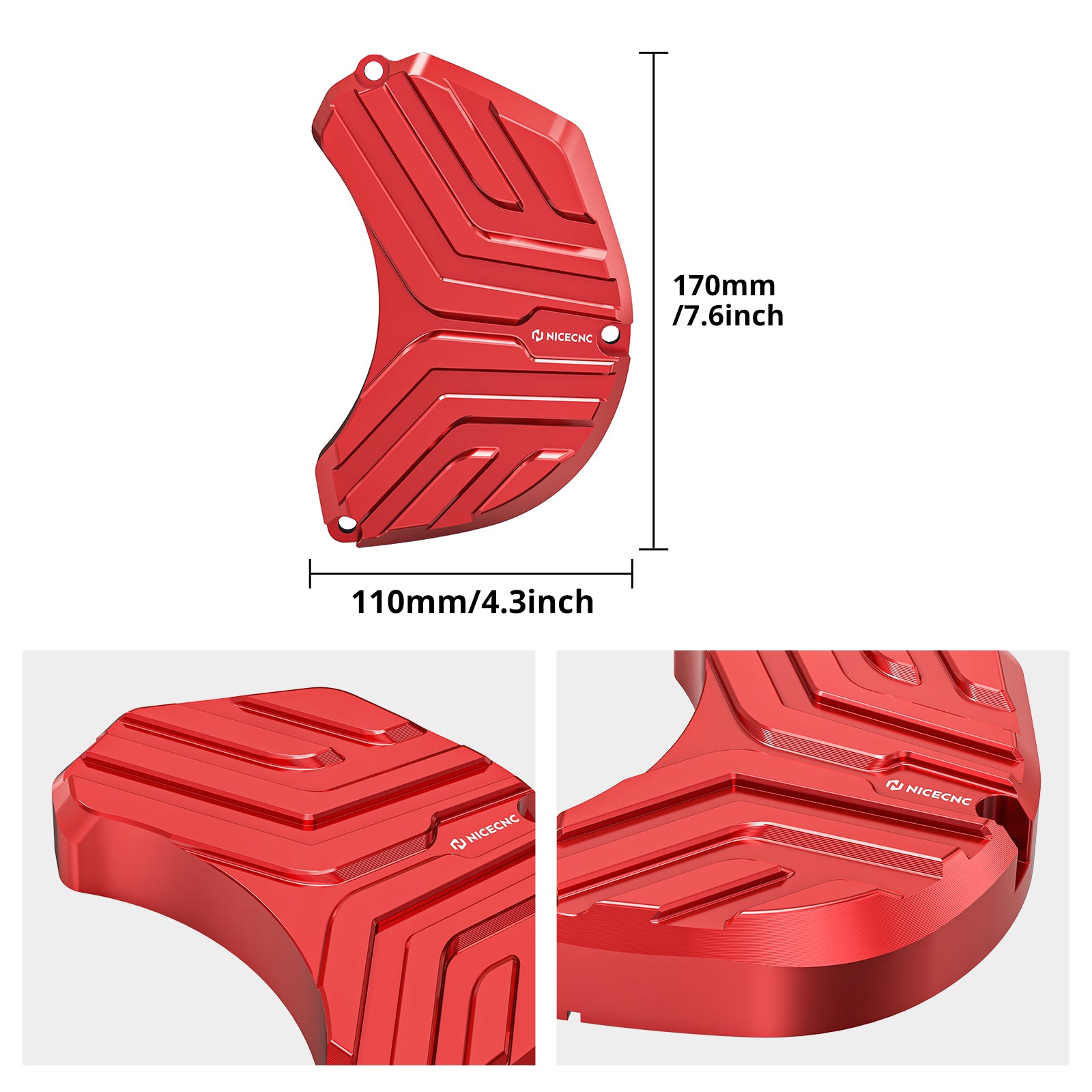 ATV Clutch Cover Insert + Water Pump Guard For Yamaha Banshee 350