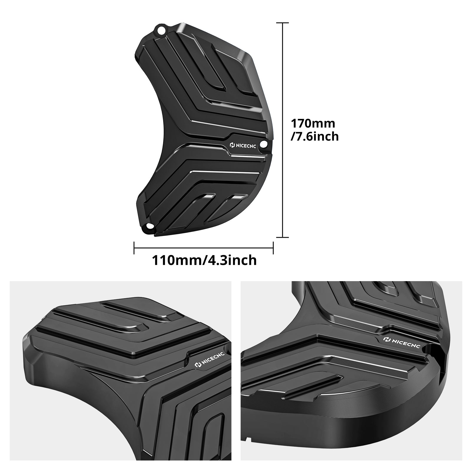 ATV Clutch Cover Insert + Water Pump Guard For Yamaha Banshee 350