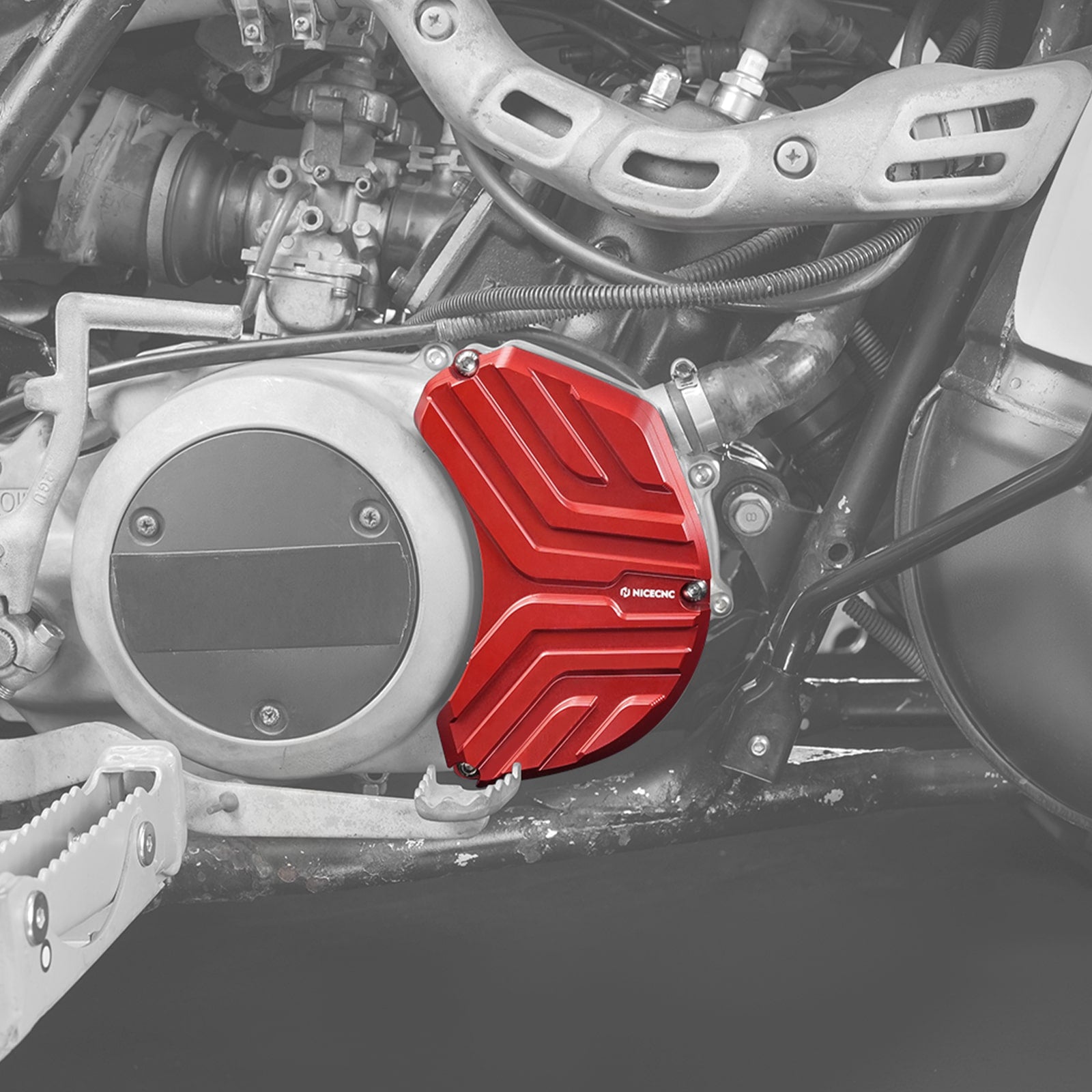 ATV Clutch Cover Insert + Water Pump Guard For Yamaha Banshee 350