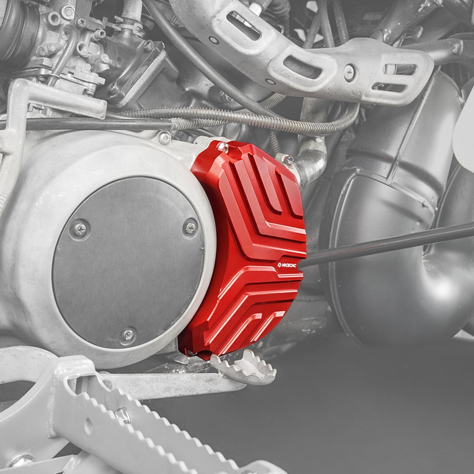 ATV Clutch Cover Insert + Water Pump Guard For Yamaha Banshee 350