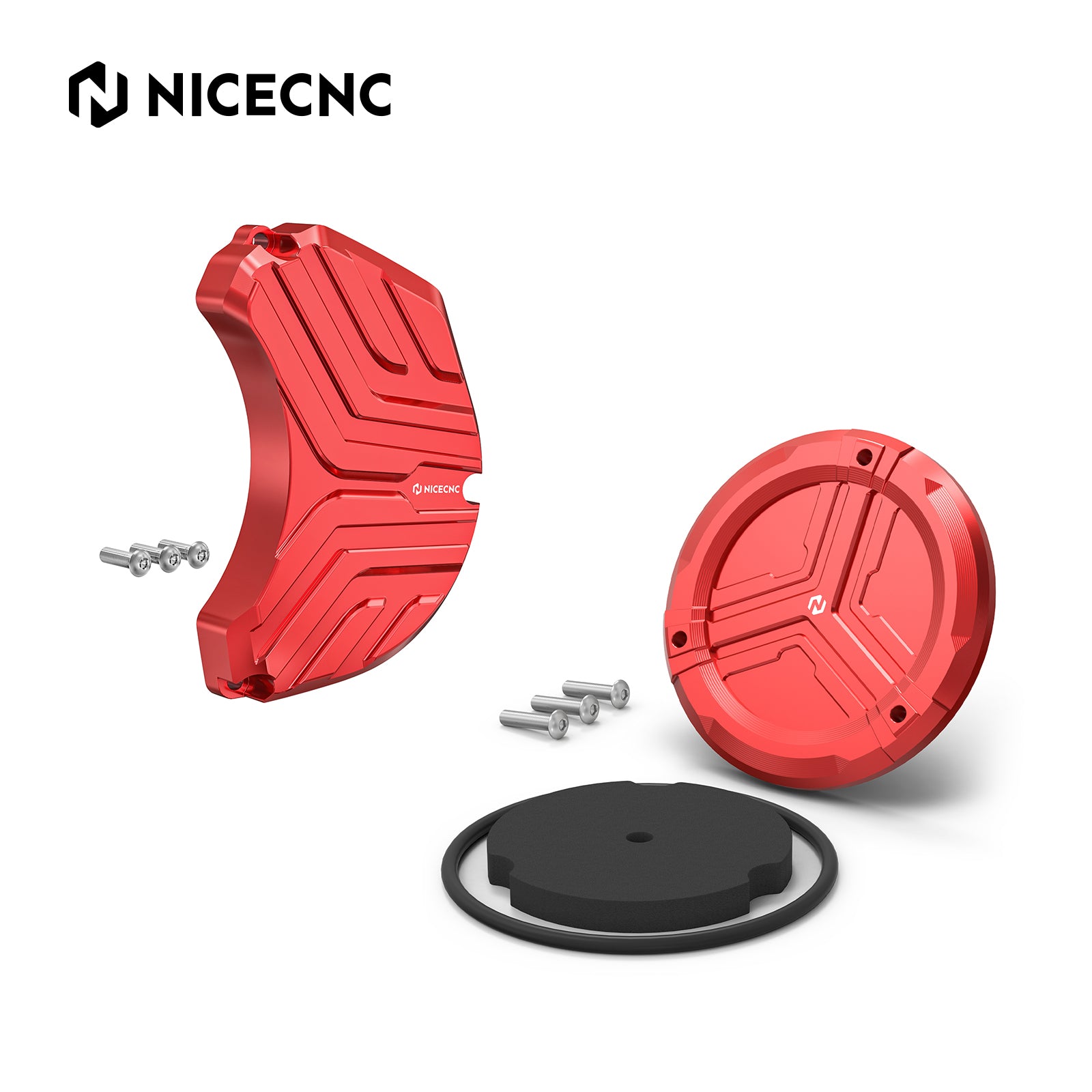 ATV Clutch Cover Insert + Water Pump Guard For Yamaha Banshee 350