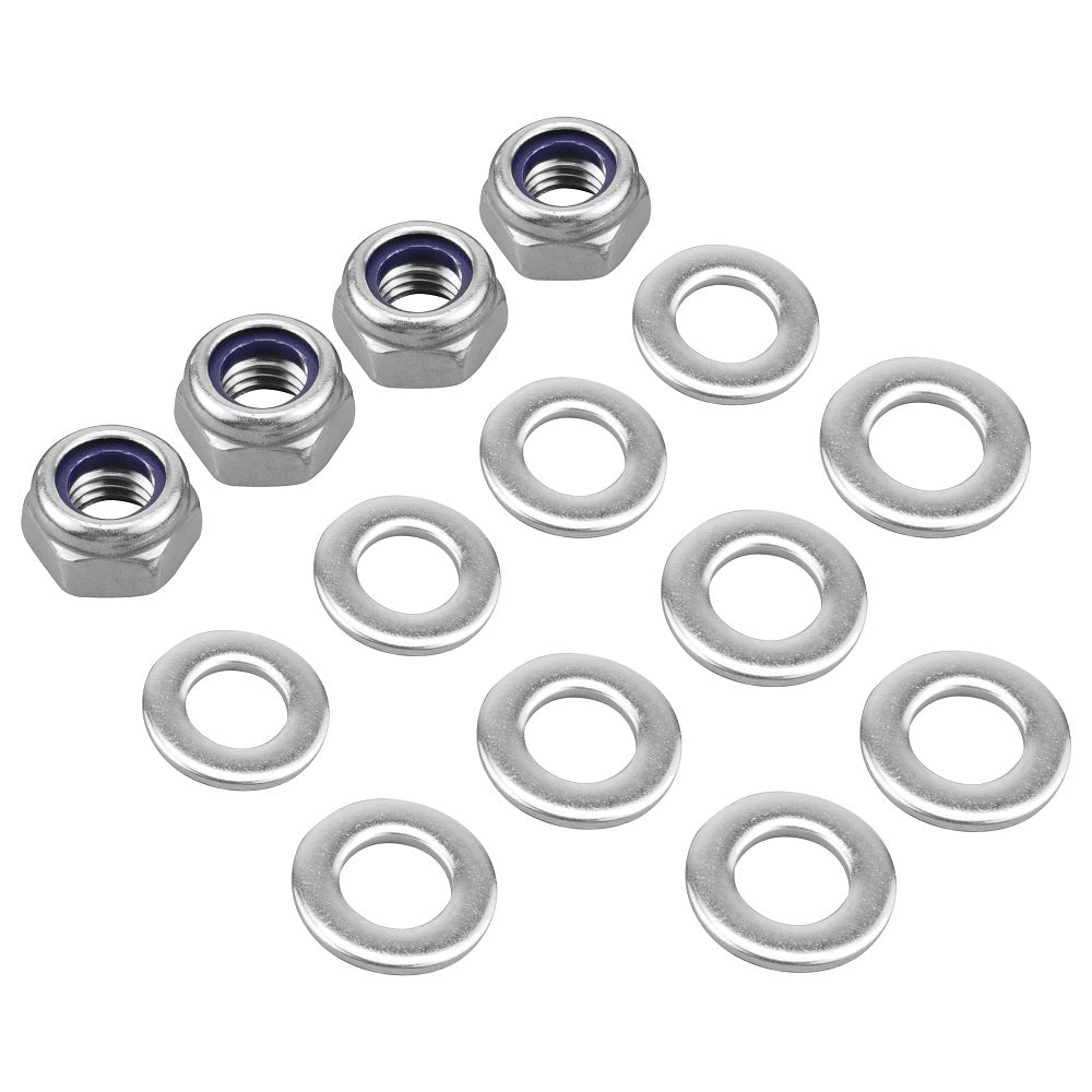 ATV Heel Foot Guard Footpeg Bolts Nuts Washers Kit For Yamaha Banshee 350