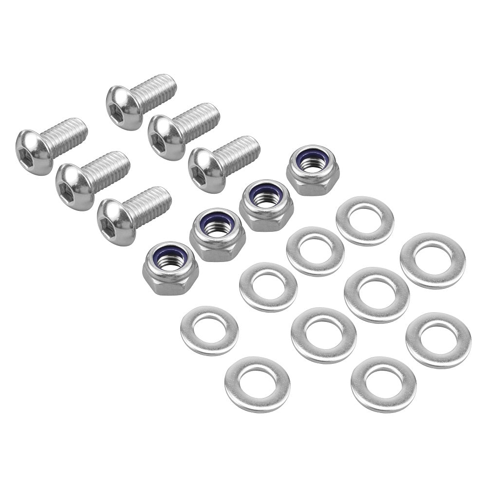 ATV Heel Foot Guard Footpeg Bolts Nuts Washers Kit For Yamaha Banshee 350