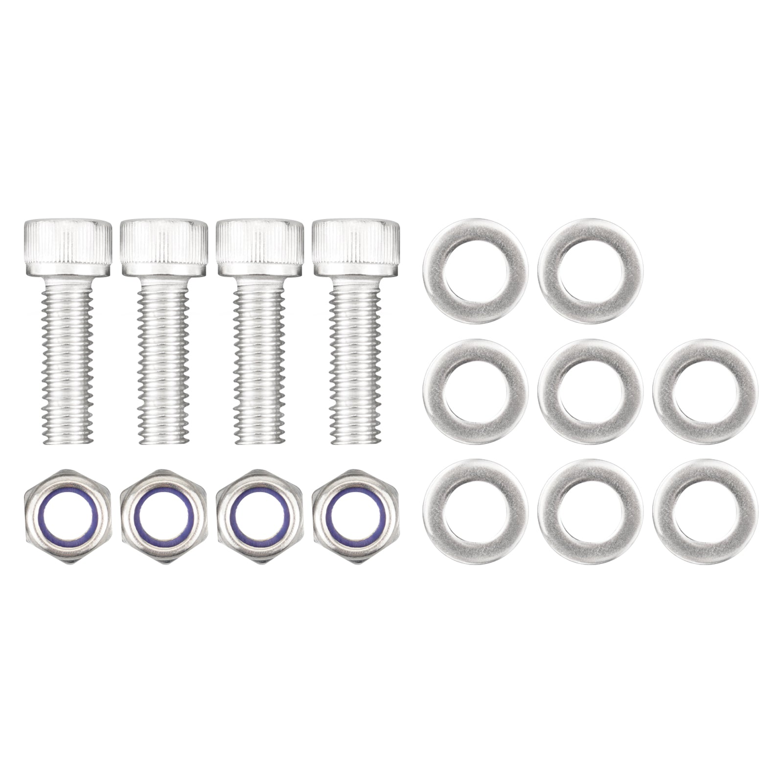 ATV Rear Skid Plate Mount Bolts Screws Nuts Kit For Yamaha Banshee 350