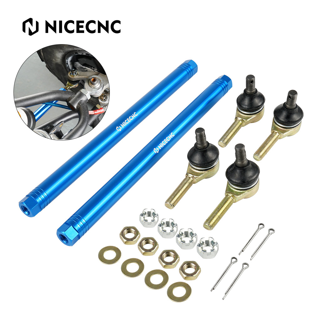 ATV Tie Rods w/Tie Rod Ends Ball Joints Kit For Yamaha Banshee Wolverine 350