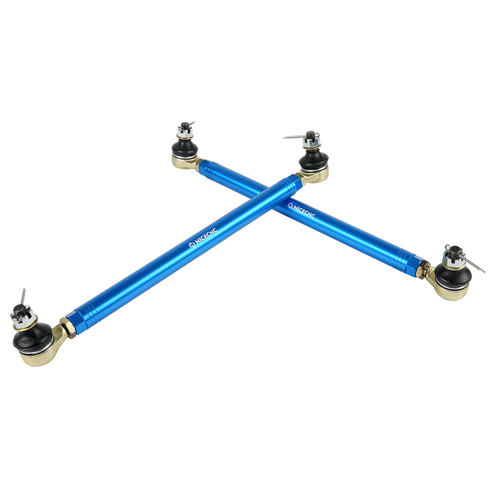 ATV Tie Rods w/Tie Rod Ends Ball Joints Kit For Yamaha Banshee Wolverine 350