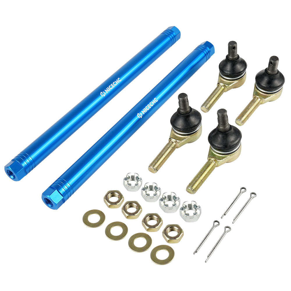 ATV Tie Rods w/Tie Rod Ends Ball Joints Kit For Yamaha Banshee Wolverine 350