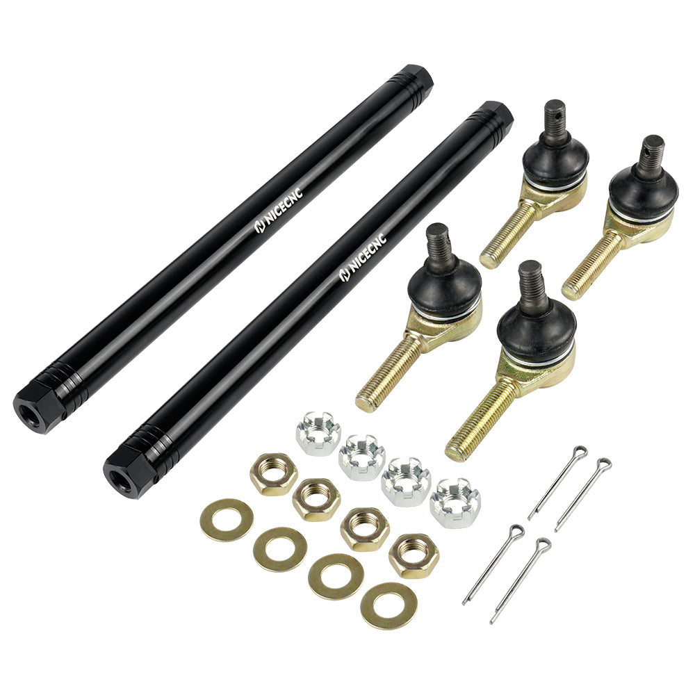 ATV Tie Rods w/Tie Rod Ends Ball Joints Kit For Yamaha Banshee Wolverine 350