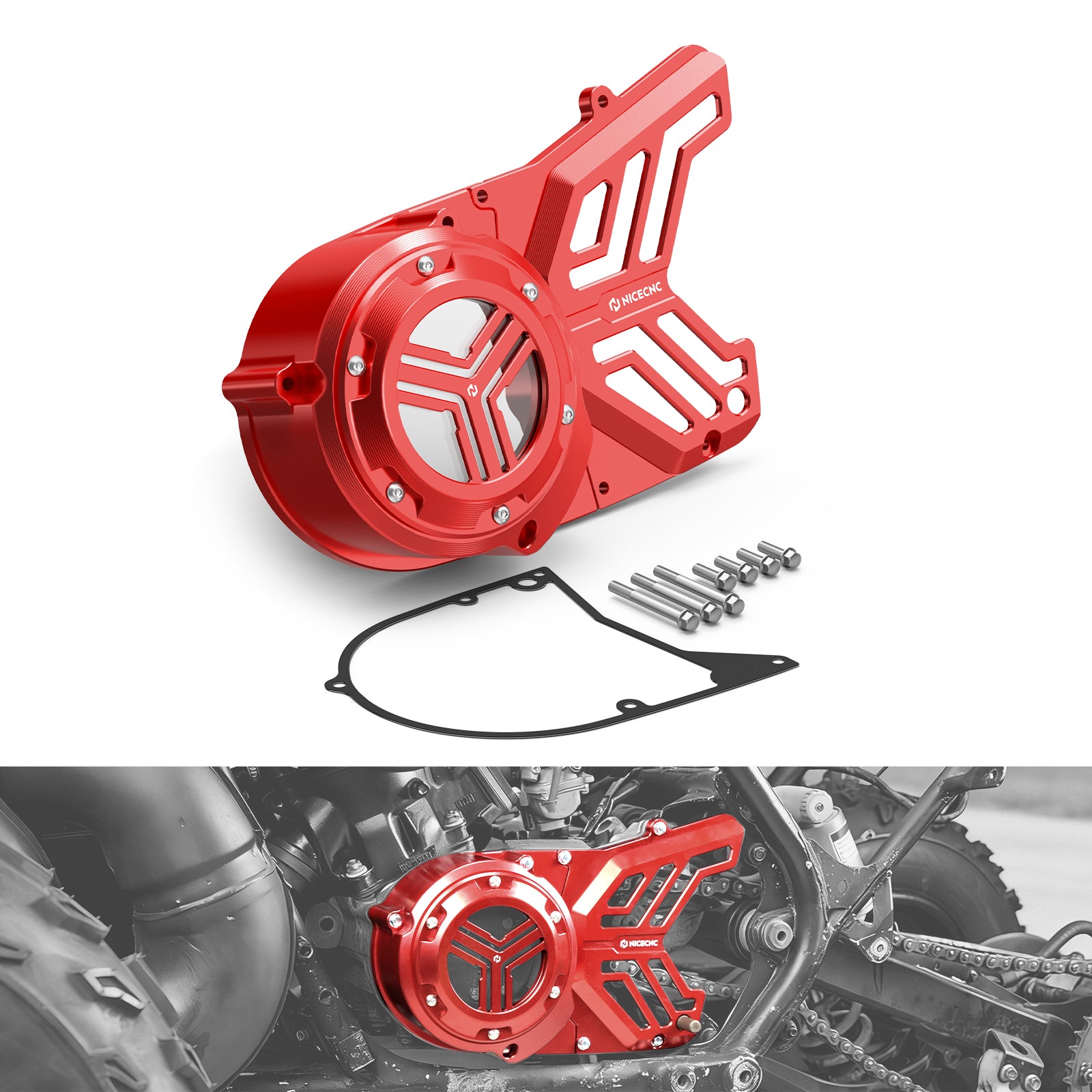Engine Stator Flywheel Crankcase Cover Quick-Access For Yamaha Banshee 350