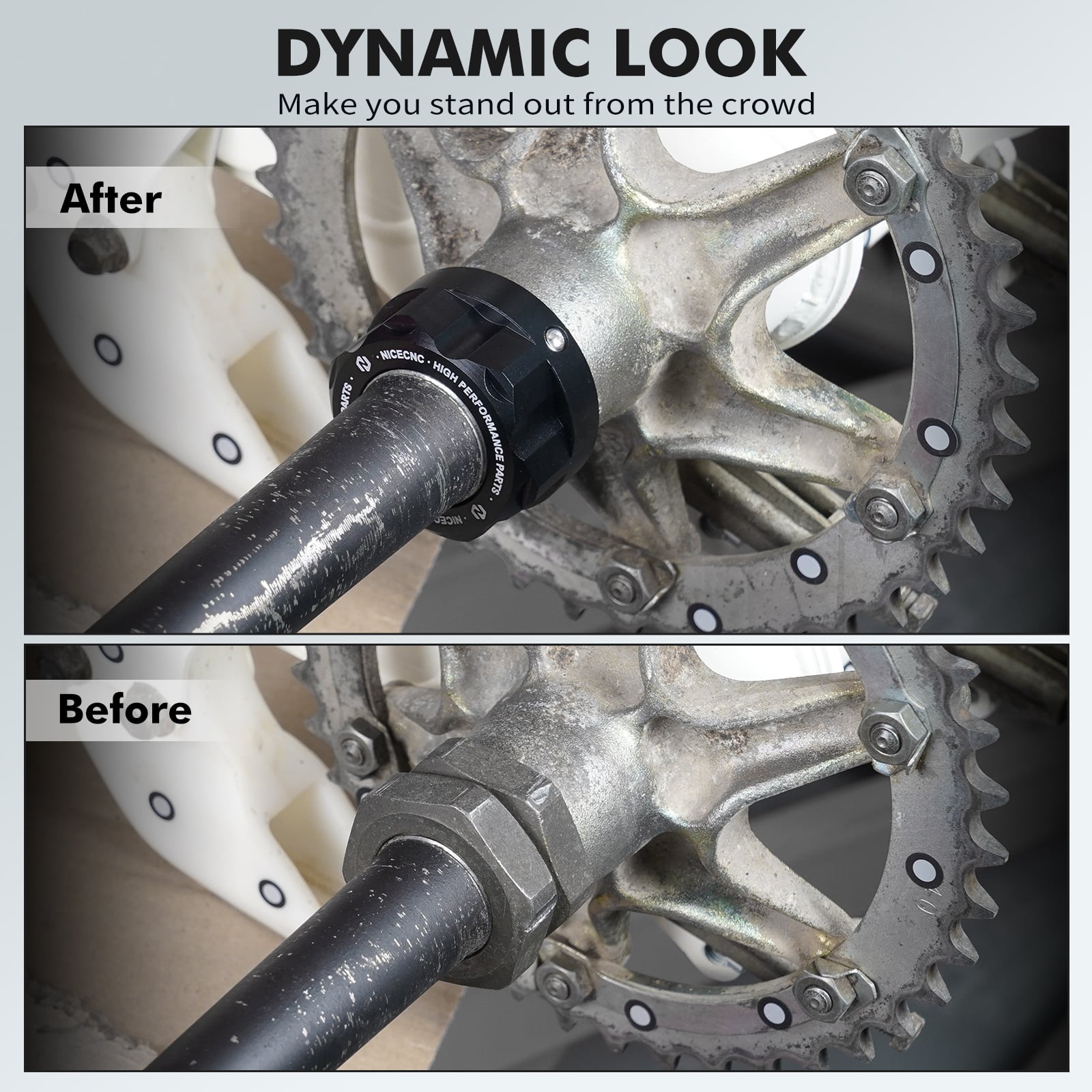 ATV Rear Axle Locking Jam Nut For Yamaha Banshee 350 Blaster 200