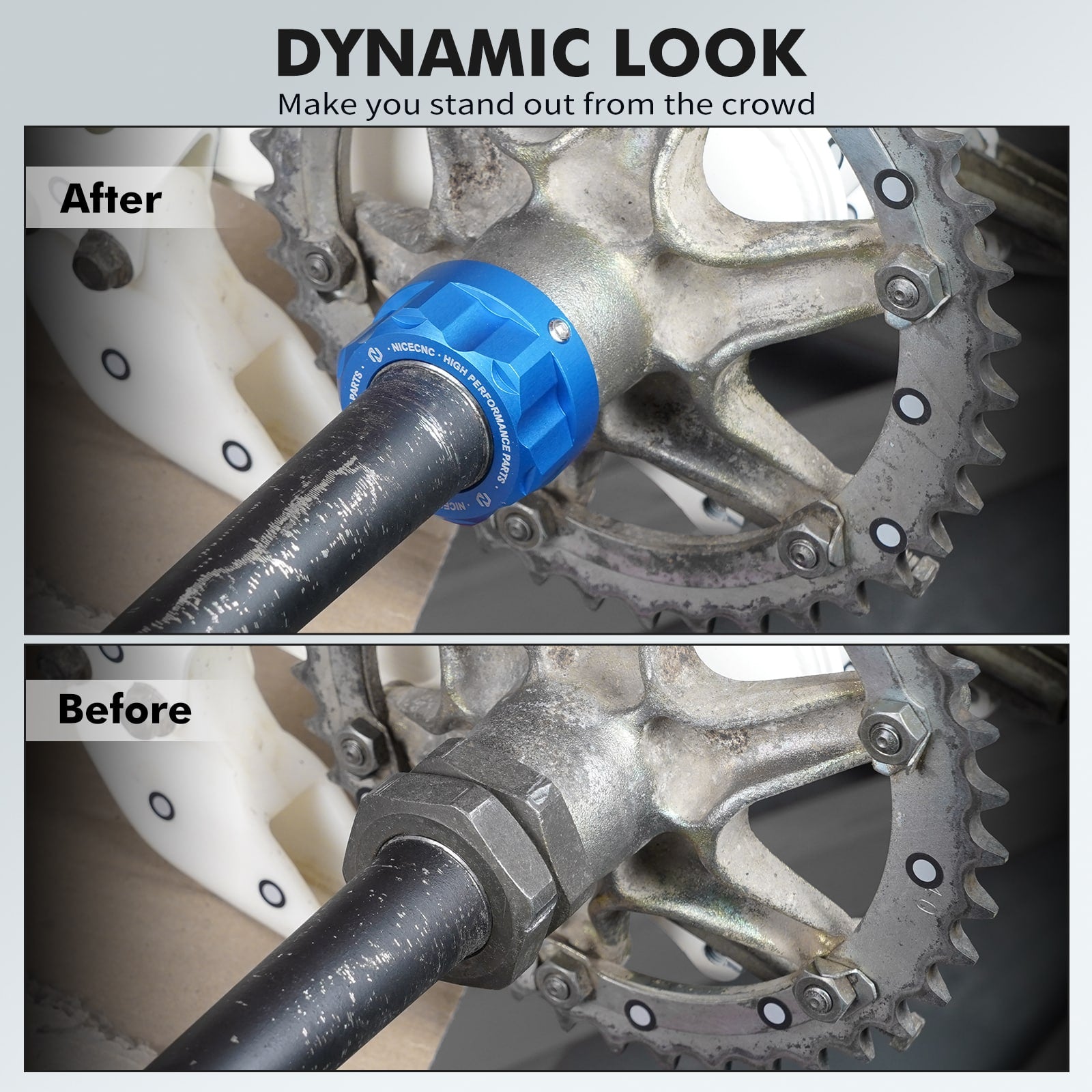 ATV Rear Axle Locking Jam Nut For Yamaha Banshee 350 Blaster 200