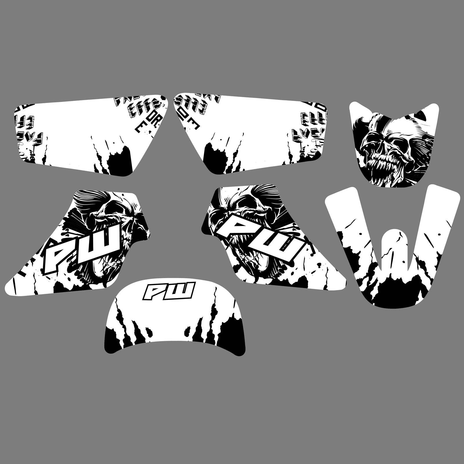 Team Graphics Background Decals Stickers For Yamaha PW50 1981-2021 All Years