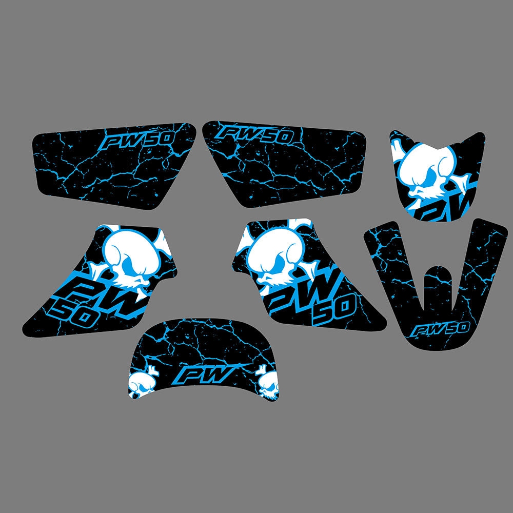 Team Graphics Decals Fender Stickers For Yamaha PW50 All Years