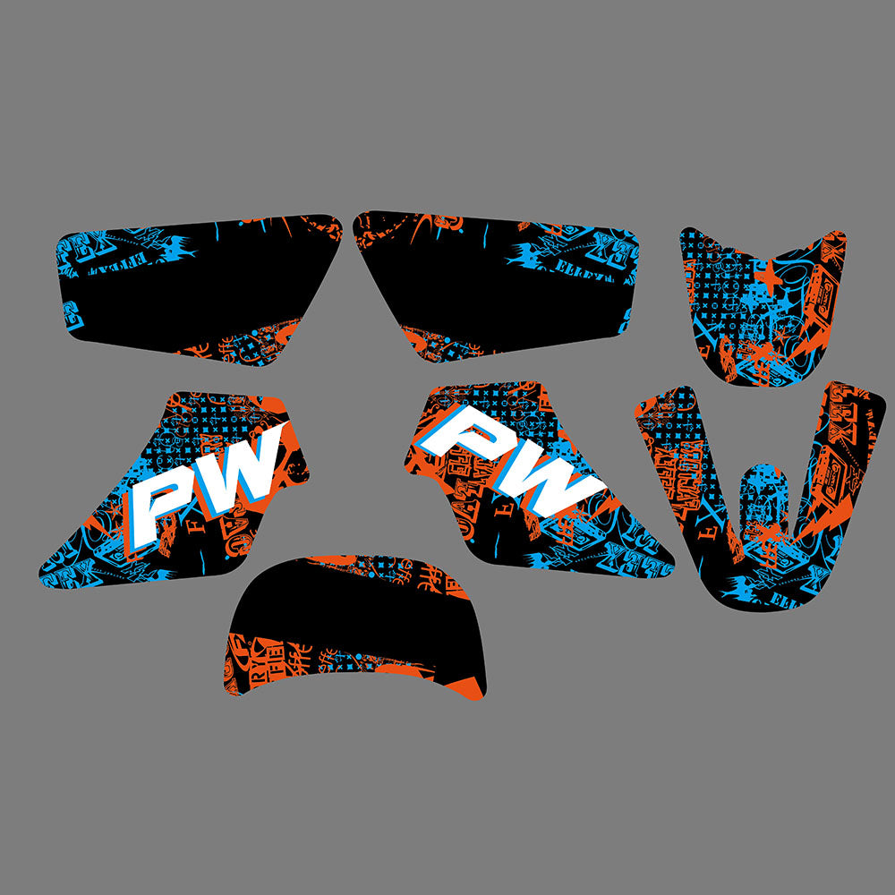 Team Graphics Decals Fender Stickers For Yamaha PW50 All Years