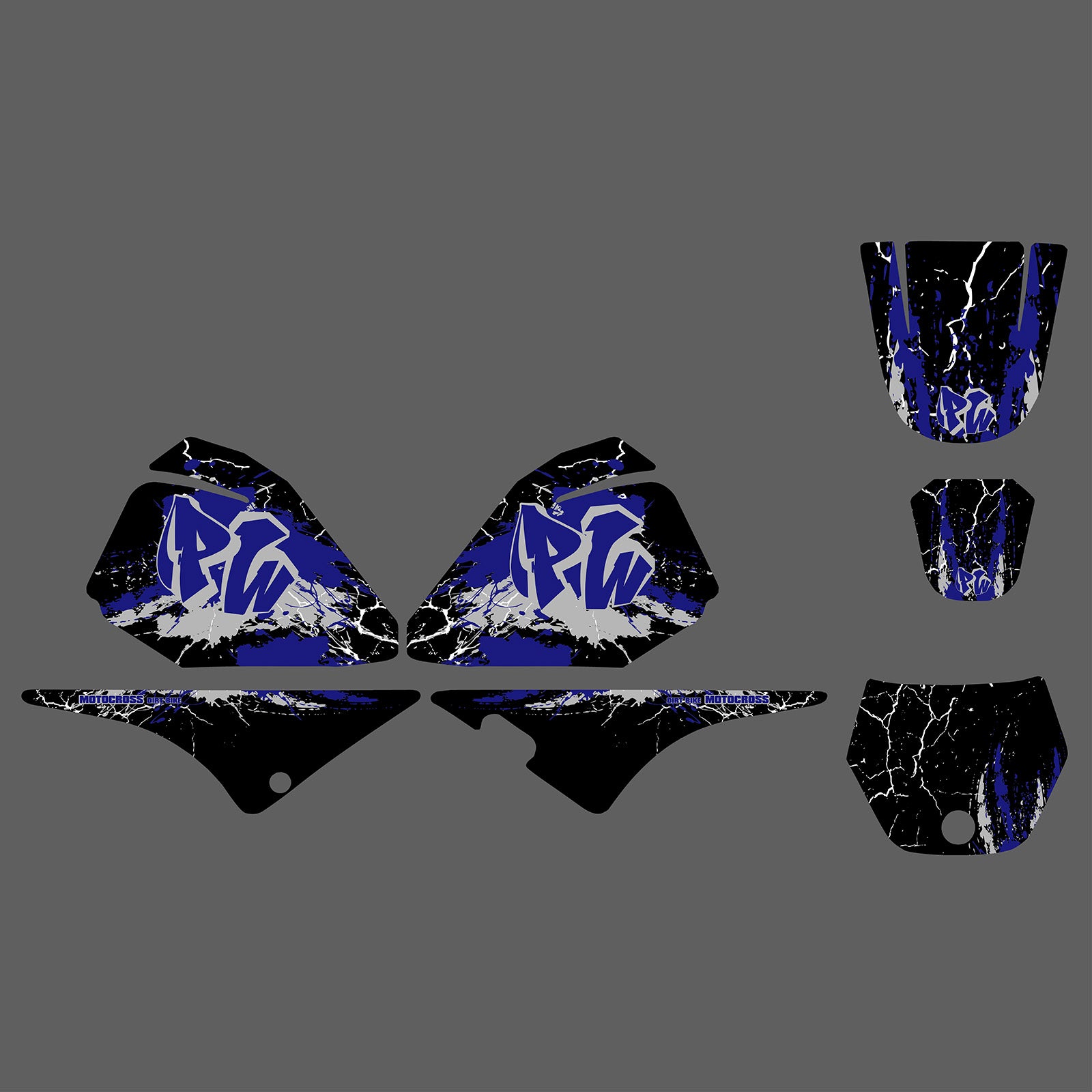 Motorcycle Full Graphic Decals Stickers Set For YAMAHA PW80 ALL YEARS