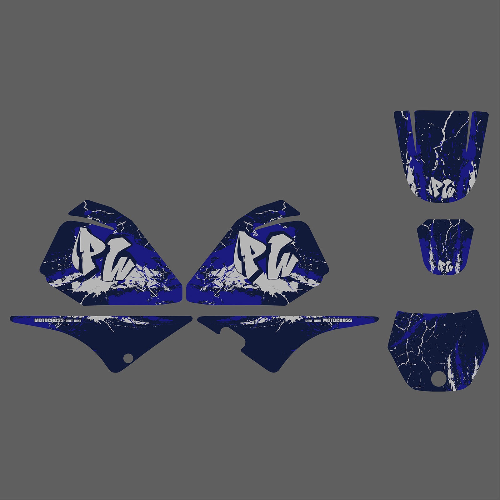 Motorcycle Full Graphic Decals Stickers Set For YAMAHA PW80 ALL YEARS