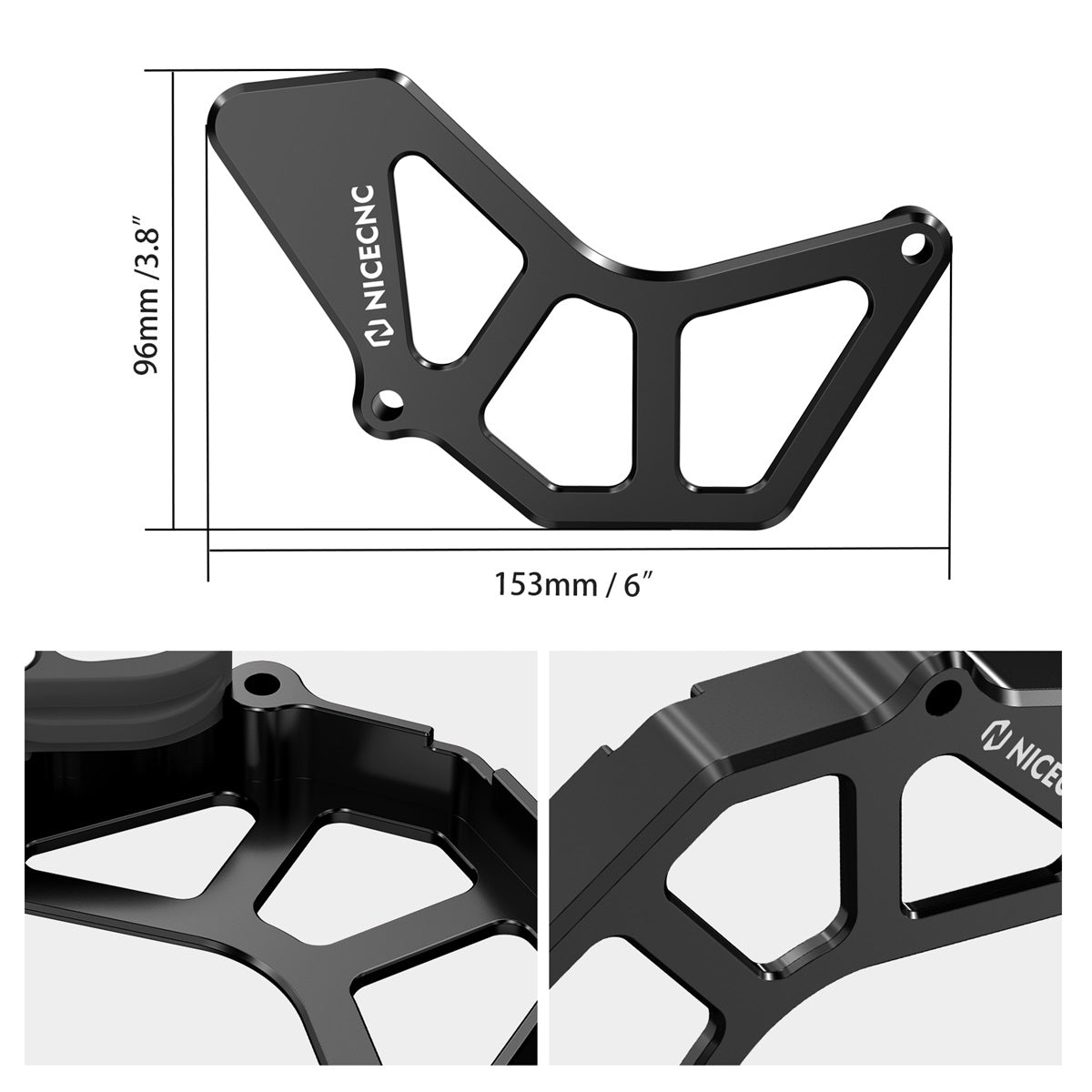 ATV Upgraded Case Saver Chain Guide Sprocket Cover For Yamaha Raptor 700 700R