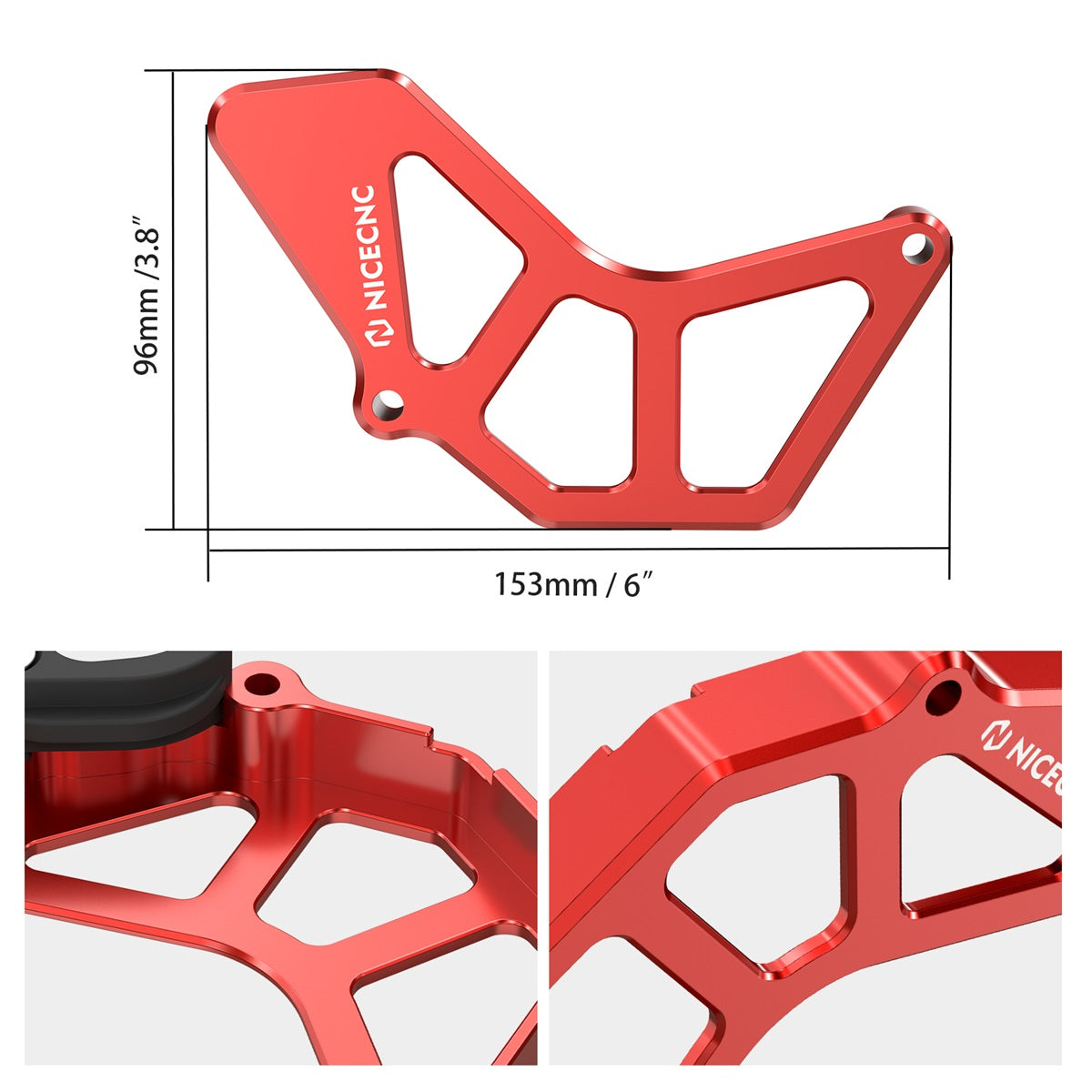 ATV Upgraded Case Saver Chain Guide Sprocket Cover For Yamaha Raptor 700 700R