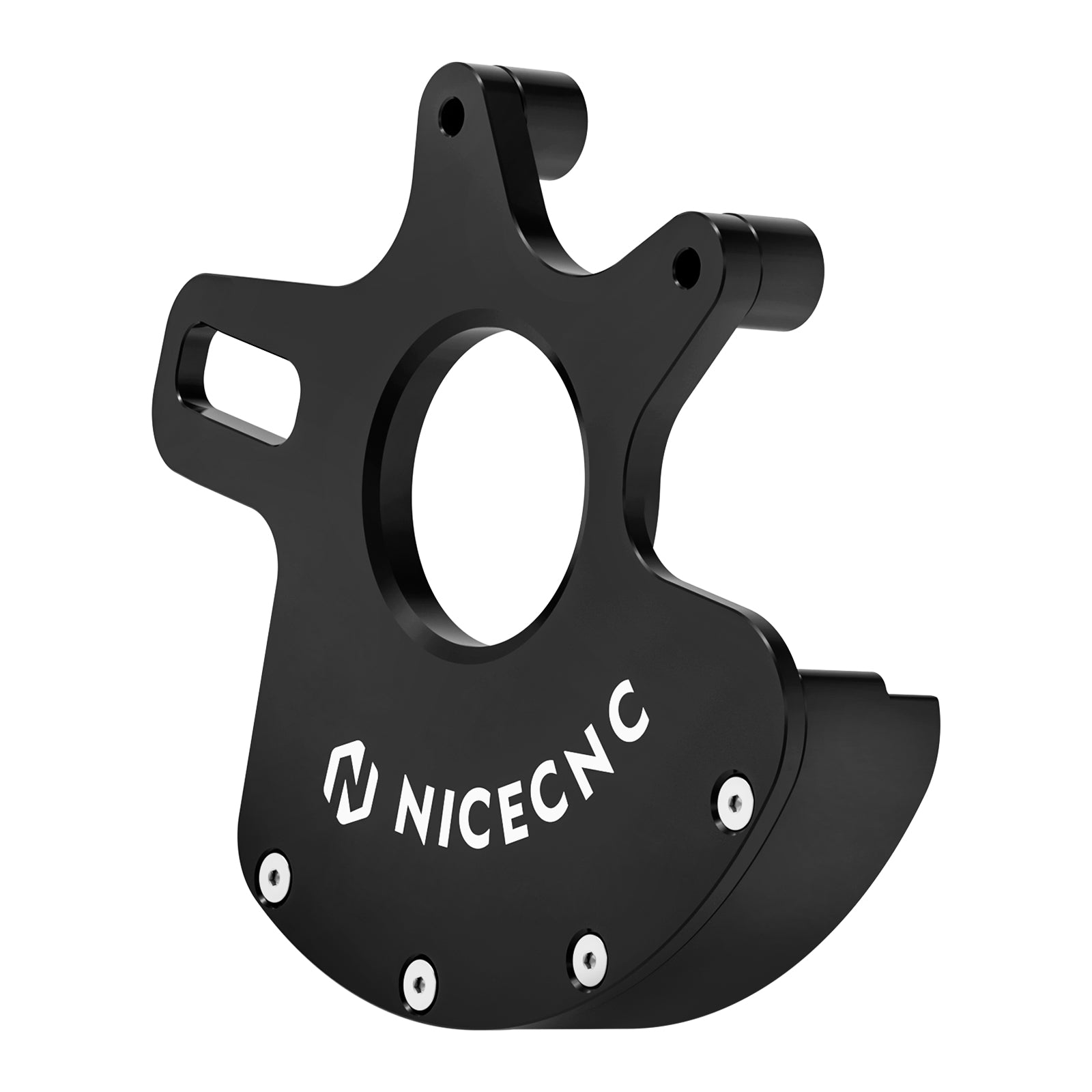 ATV Rear Brake Disc Rotor Cover Guard Caliper Bracket For Yamaha Raptor 700 2006-2012