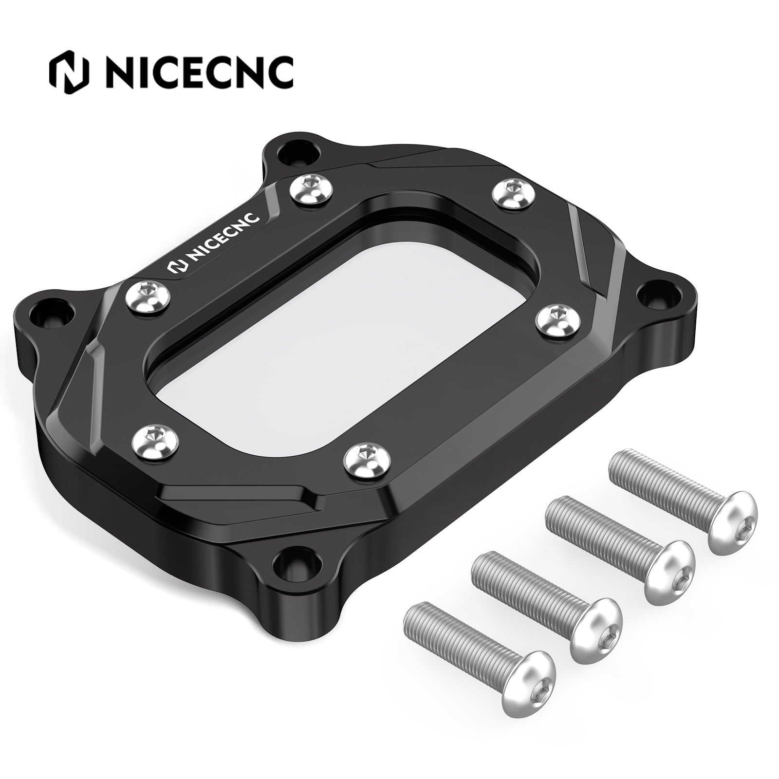 Transparent Cylinder Head Side Cover For Yamaha Raptor Grizzly Kodiak 700 R