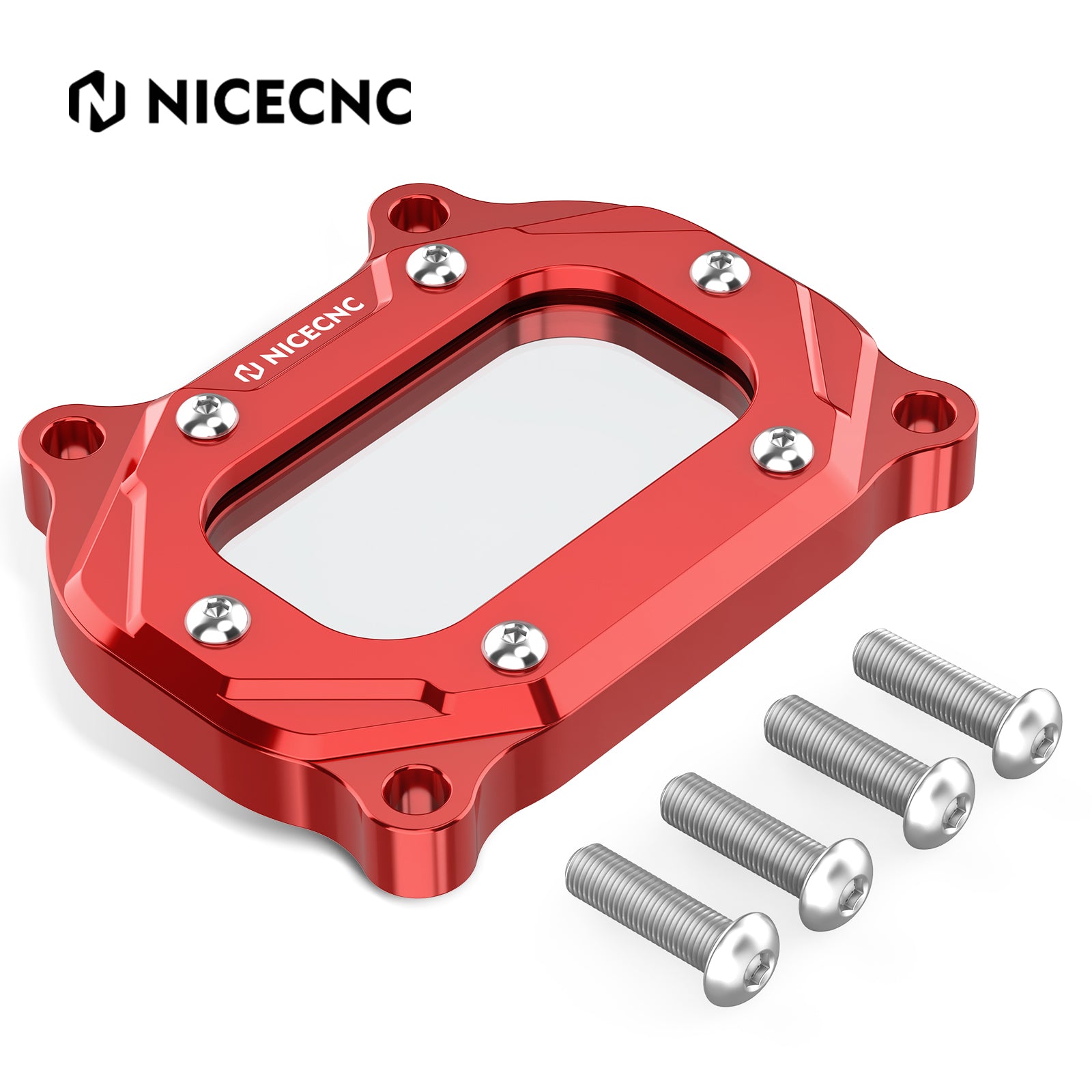 Transparent Cylinder Head Side Cover For Yamaha Raptor Grizzly Kodiak 700 R