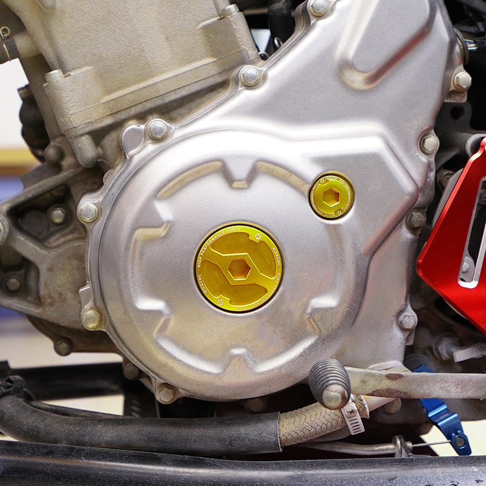 Engine Crankcase Cover Plugs Screws For Yamaha Raptor 700R YFZ450R 2009-2024