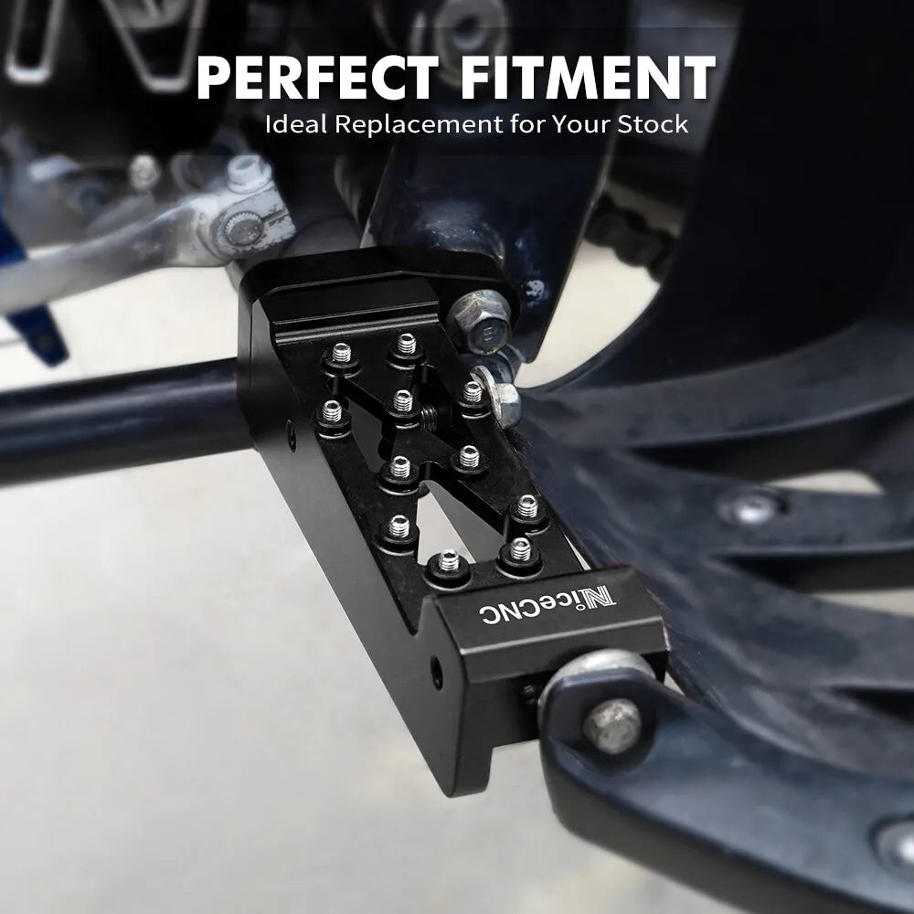 ATV Footrest Foot Pegs Pedals Assembly Kit For Yamaha Raptor 700 2013-2023