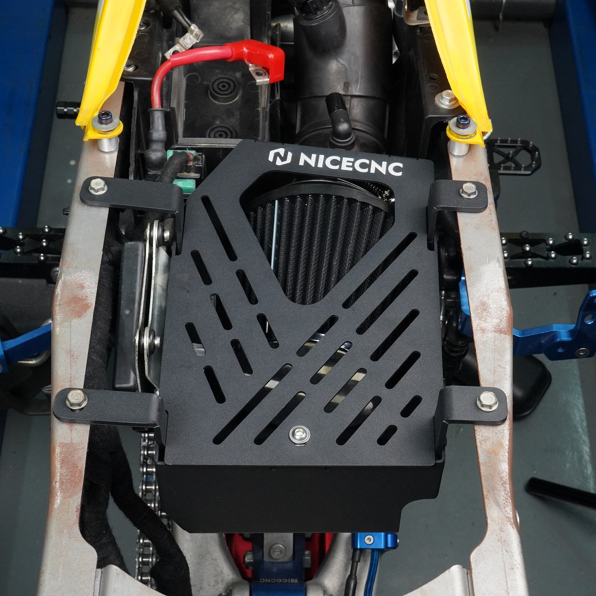 ATV Intake System Filter Kit Air Cleaner Case Airbox Filter For Yamaha Raptor 700 2006-2024