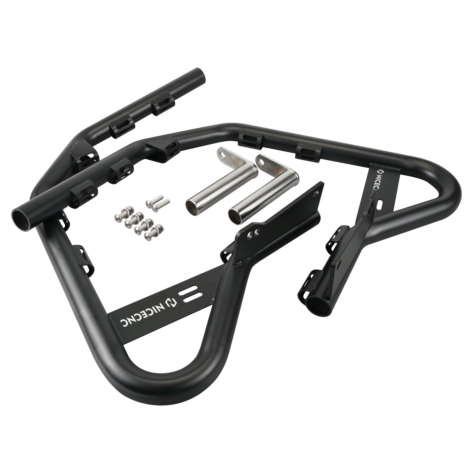 ATV Foot Peg Nerf Bars Heel Guards w/Webbing For Yamaha Raptor 700 700R 06-24