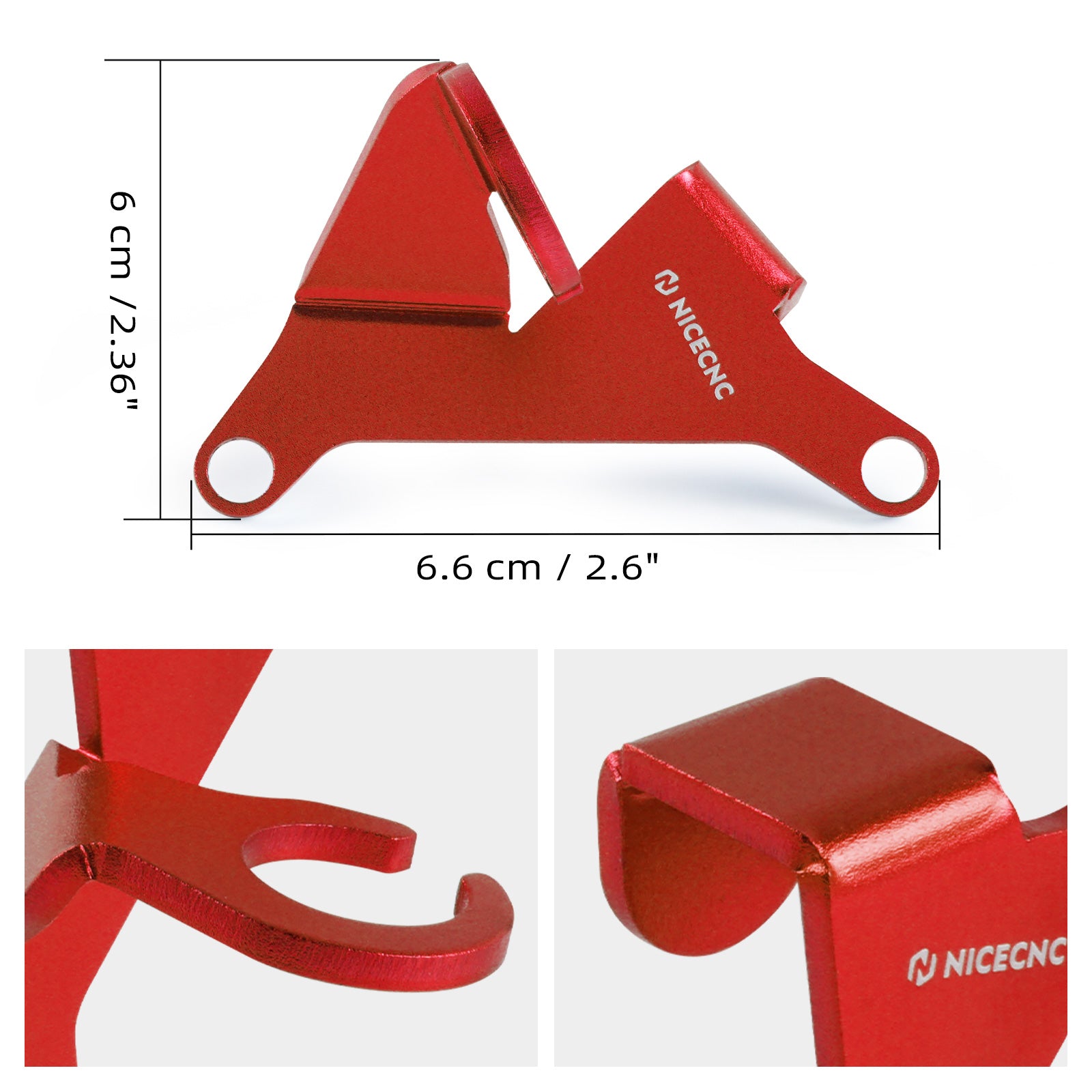 ATV Crankcase Cover Holder Brake Line Clamp For Yamaha Raptor 700 700R 2006-2026