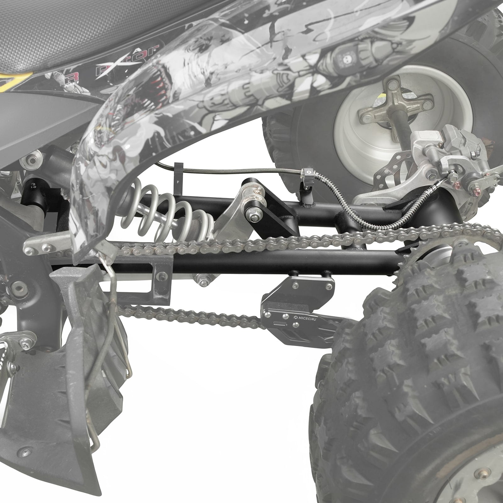 ATV Extended Swingarm Swing Arm For Yamaha Raptor 700 700R SE 2006-2025