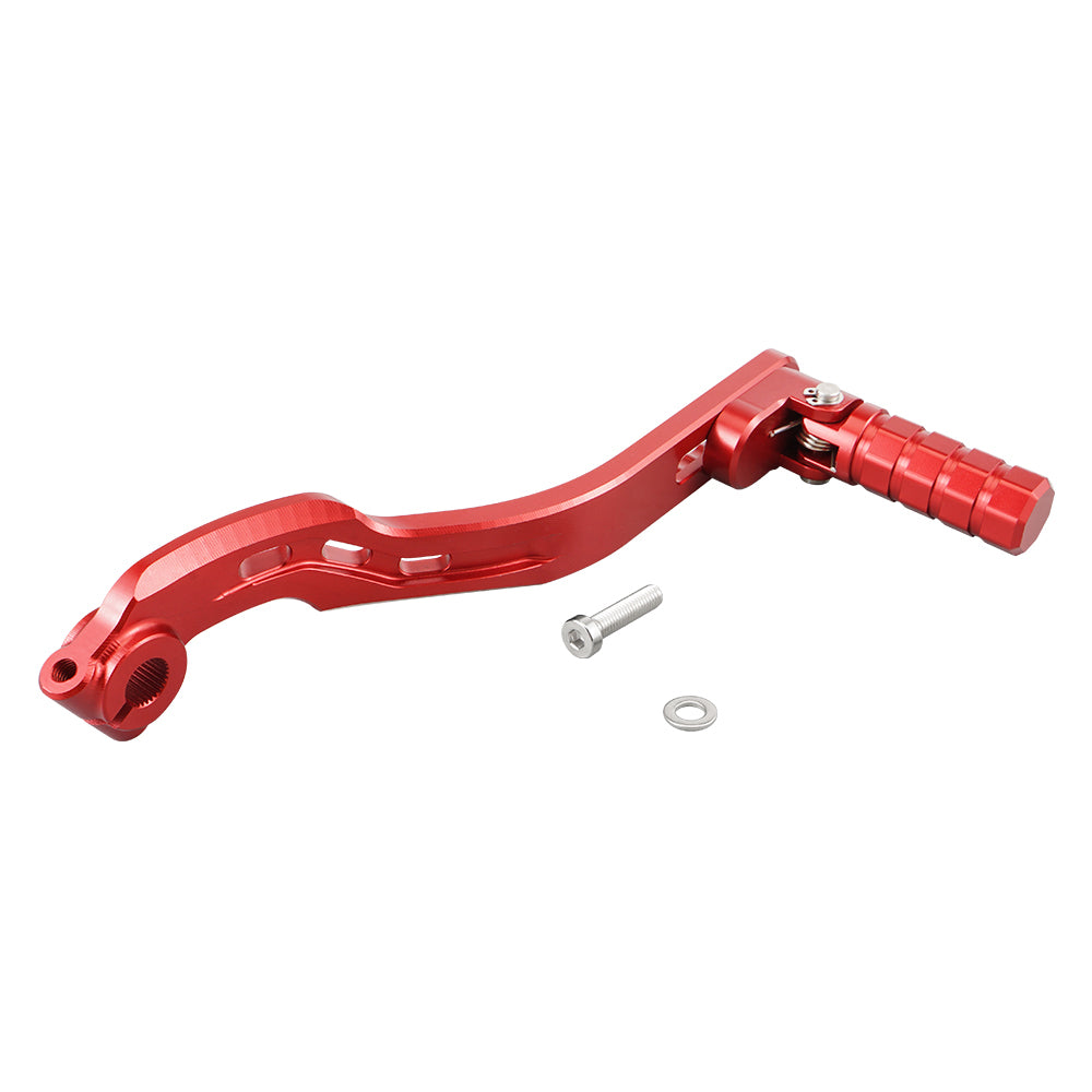 ATV Folding Shift Lever + Adjustable Rear Foot Brake Pedal For Yamaha Raptor 700 R 13-26