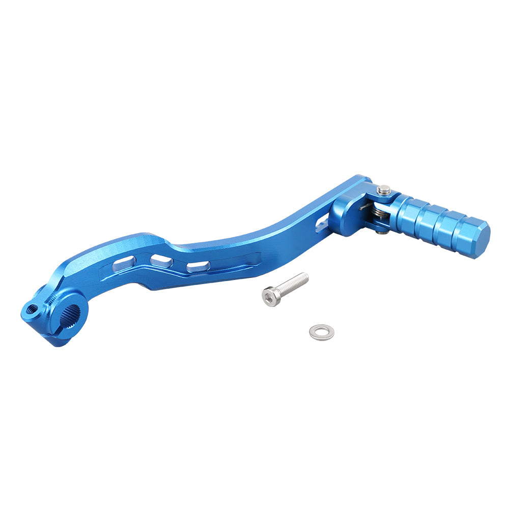 ATV Folding Shift Lever + Adjustable Rear Foot Brake Pedal For Yamaha Raptor 700 R 13-26