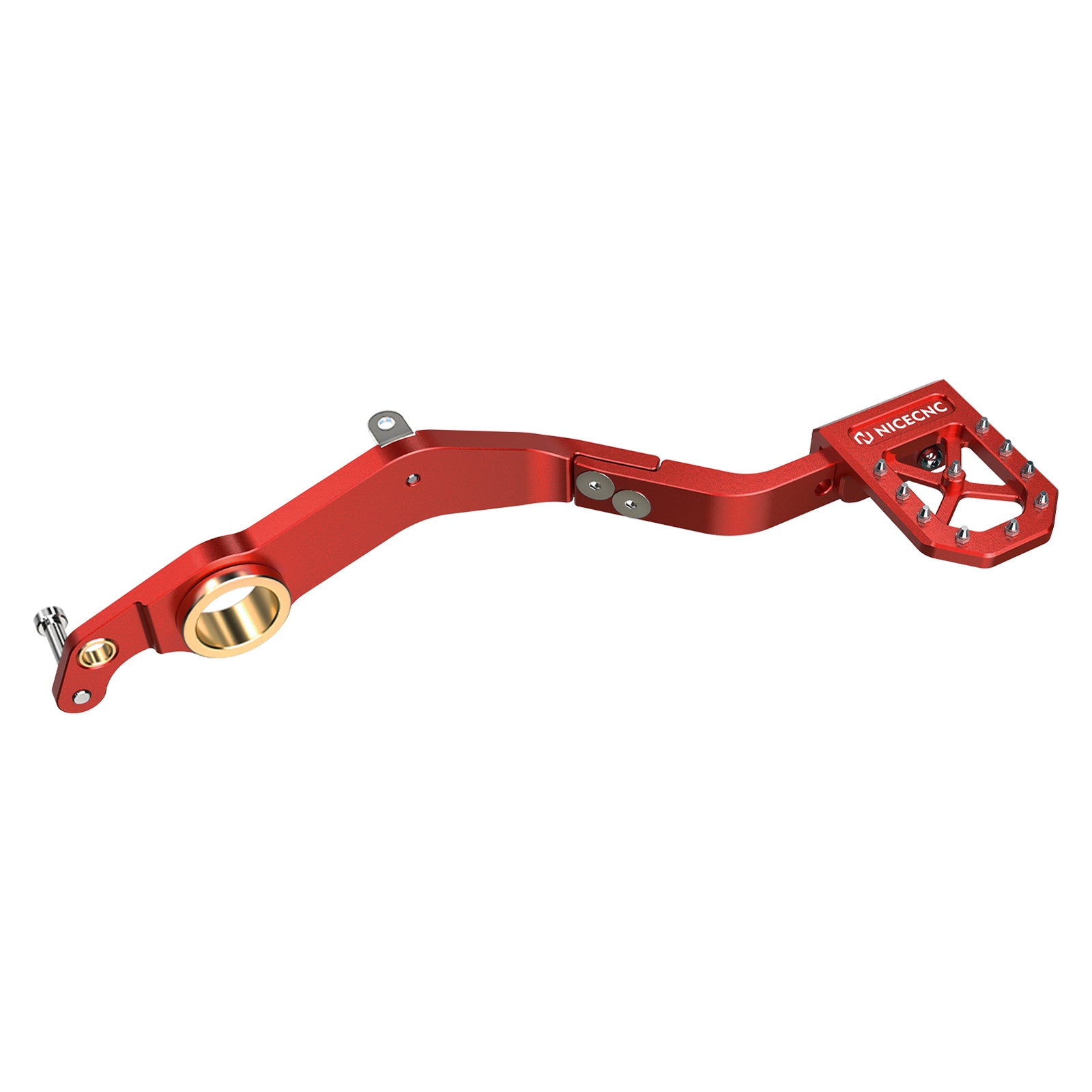 ATV Folding Shift Lever + Adjustable Rear Foot Brake Pedal For Yamaha Raptor 700 R 13-26