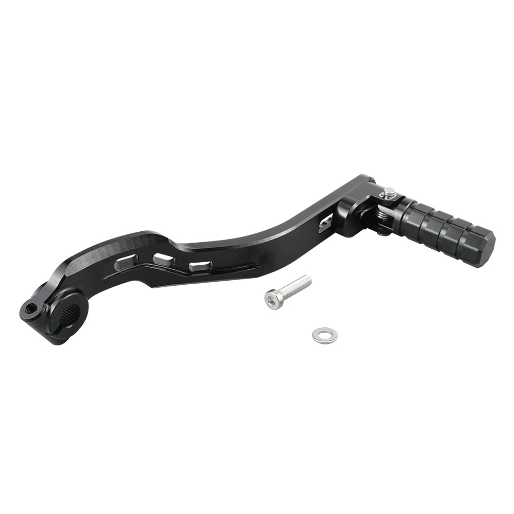ATV Folding Shift Lever + Adjustable Rear Foot Brake Pedal For Yamaha Raptor 700 R 13-26