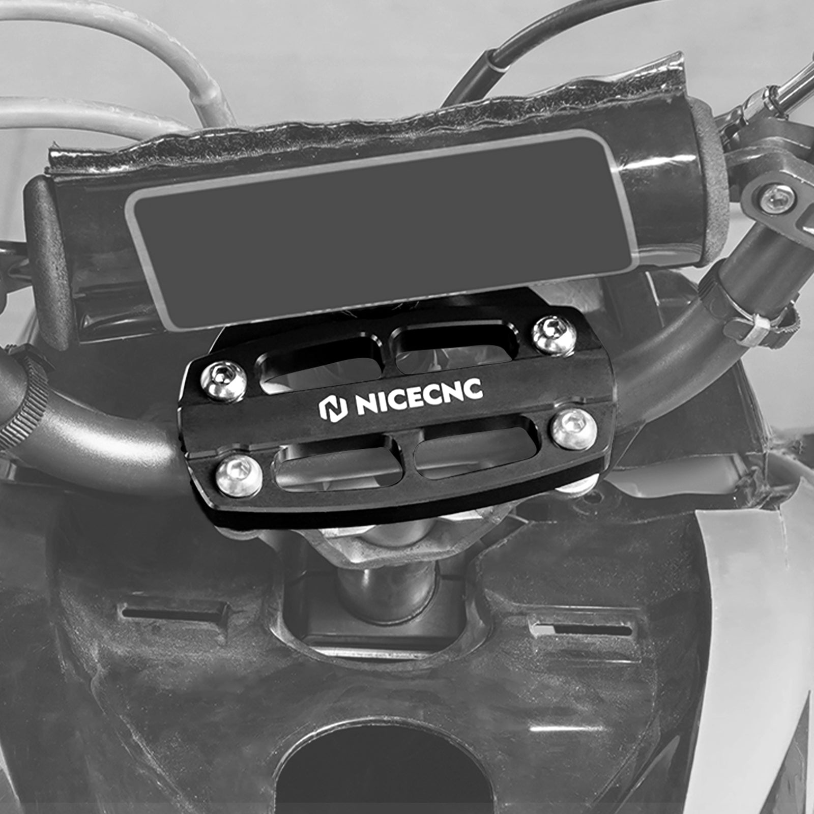 ATV Handlebar Mounting Clamp w/Key Guard For Yamaha Raptor 700 700R 2006-2026