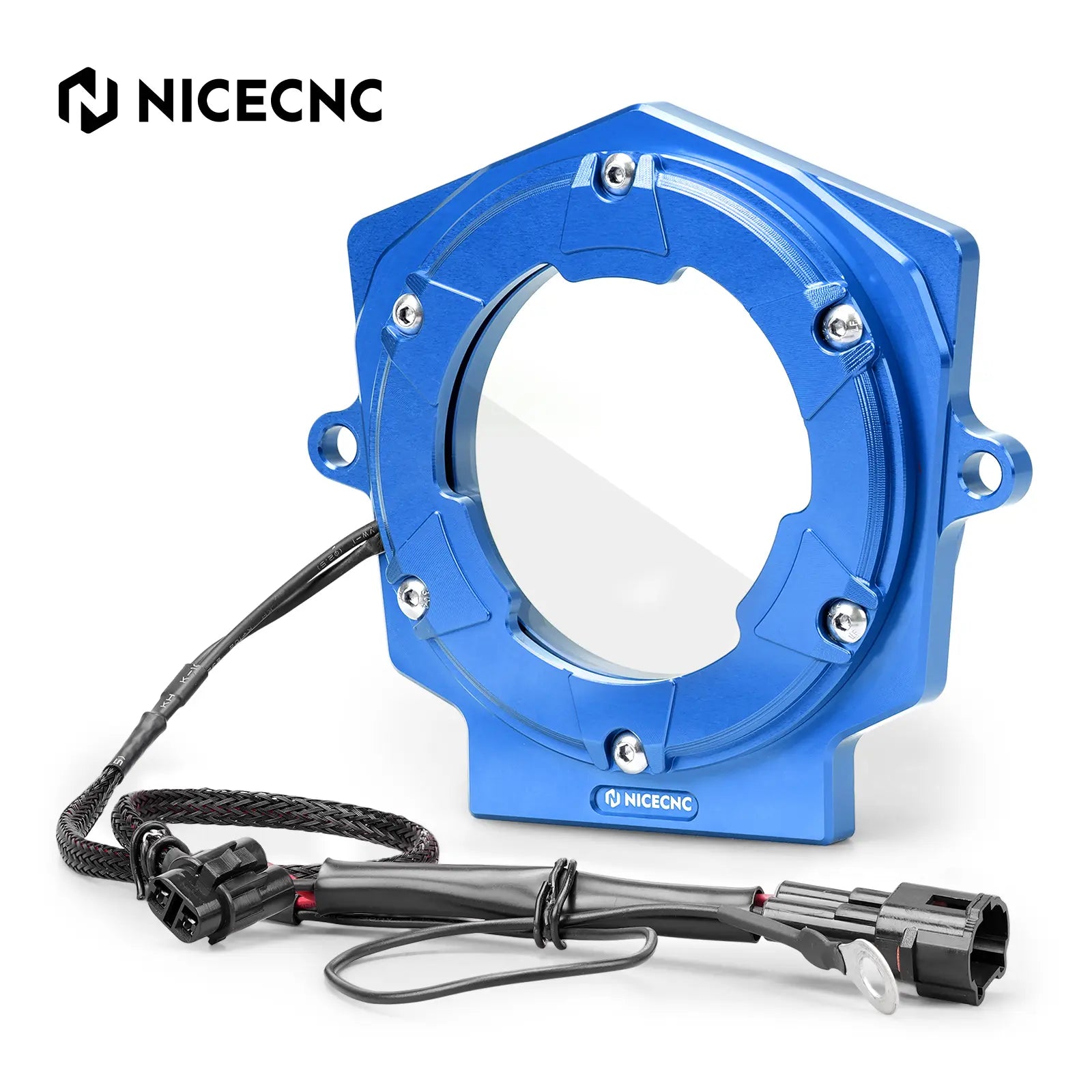 LED Cylinder Head Cam Shaft Cover w/Strip + Plug For Yamaha Raptor 700 R 06-26