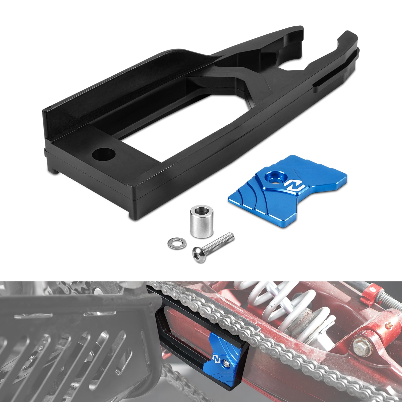 Yamaha Raptor 700 R Rear Swingarm Case Saver Chain Guide Guard