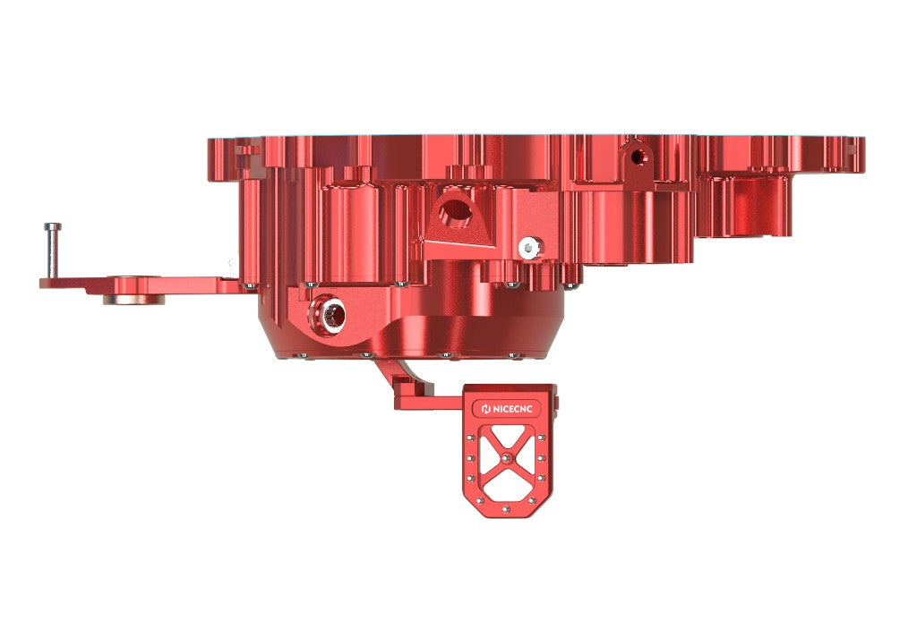 ATV Transparent Clutch Crankcase Cover & Brake Pedal For Yamaha Raptor 700 R 2006-2025