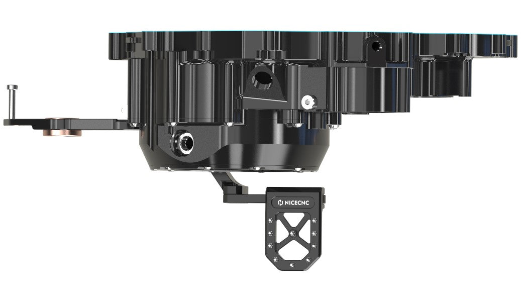 ATV Transparent Clutch Crankcase Cover & Brake Pedal For Yamaha Raptor 700 R 2006-2025