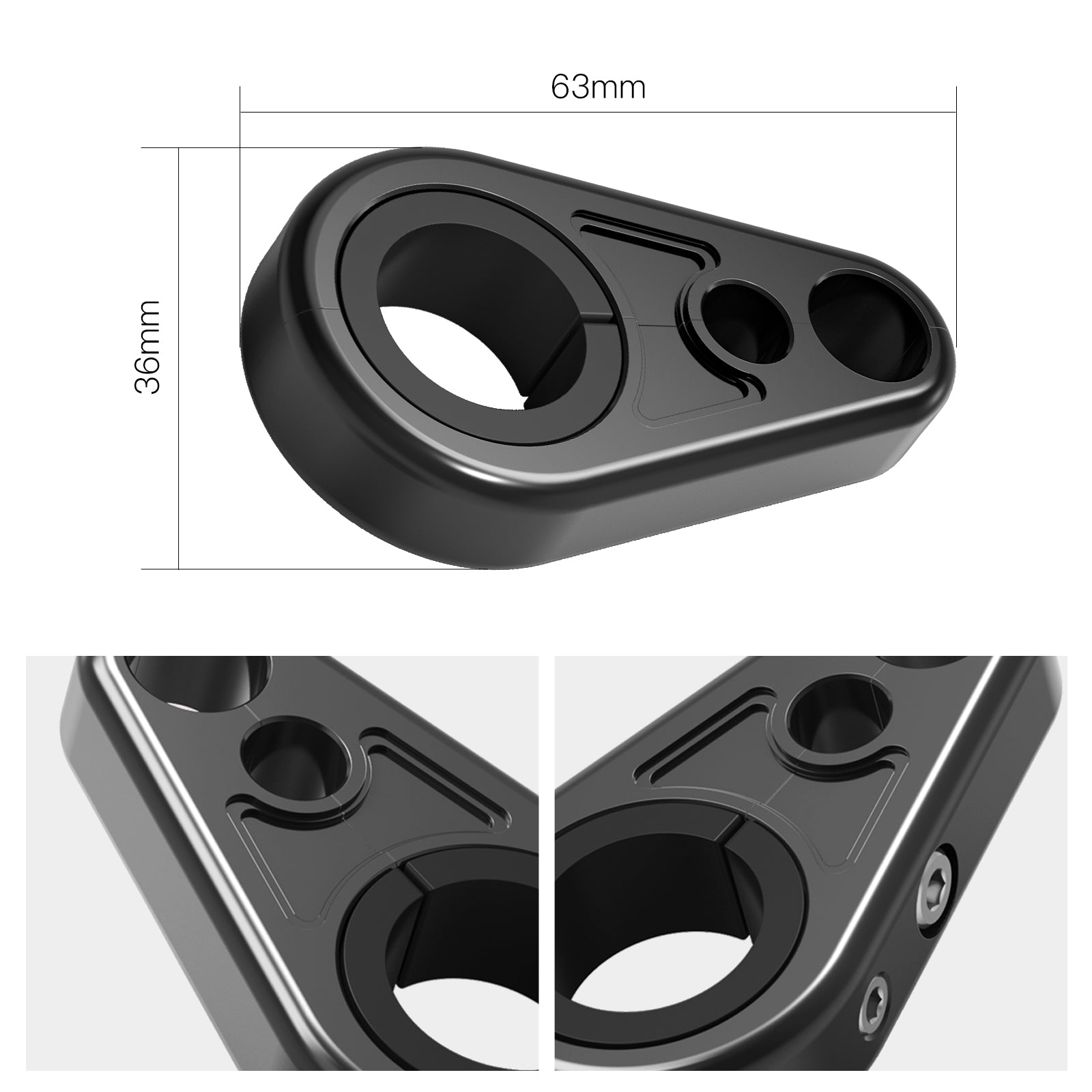 ATV Pair A-Arm Brake Line Cable Clamps For Yamaha Banshee 350 Blaster 200