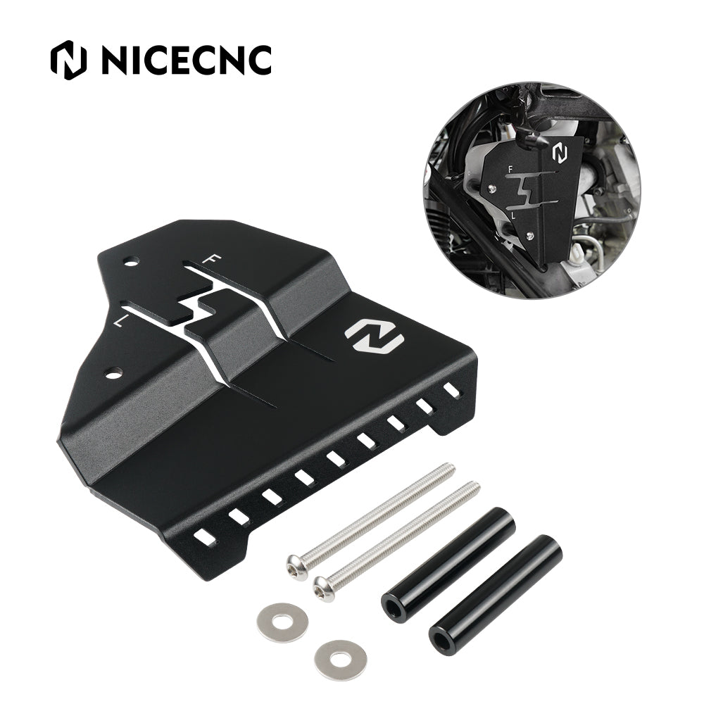 Radiator Coolant Overflow Tank Guard Expansion Tank Protector For Yamaha Raptor 700 2006-2024