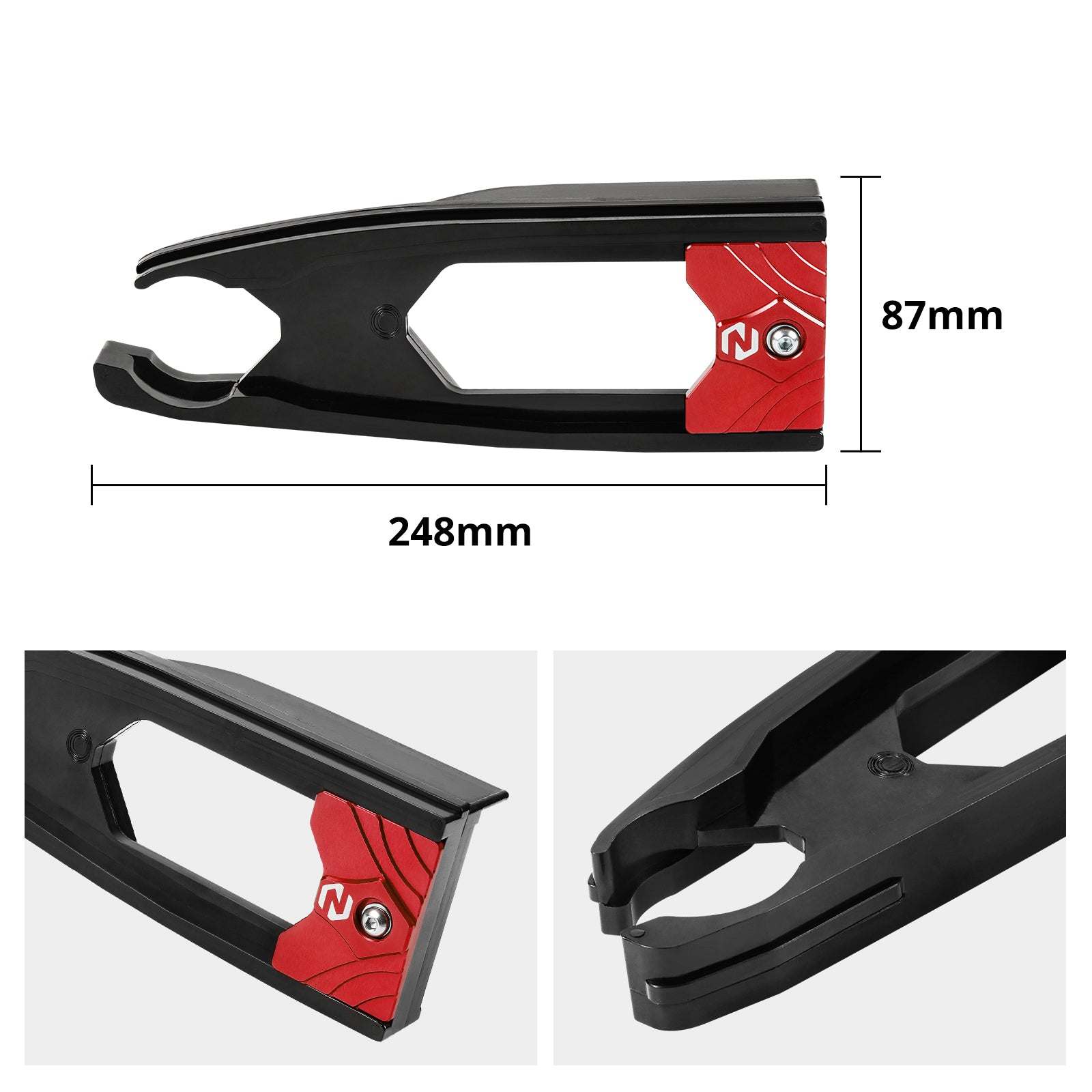 ATV Rear Swingarm Chain Guide Slider Guard For Yamaha Raptor 700 700R 2006-2026