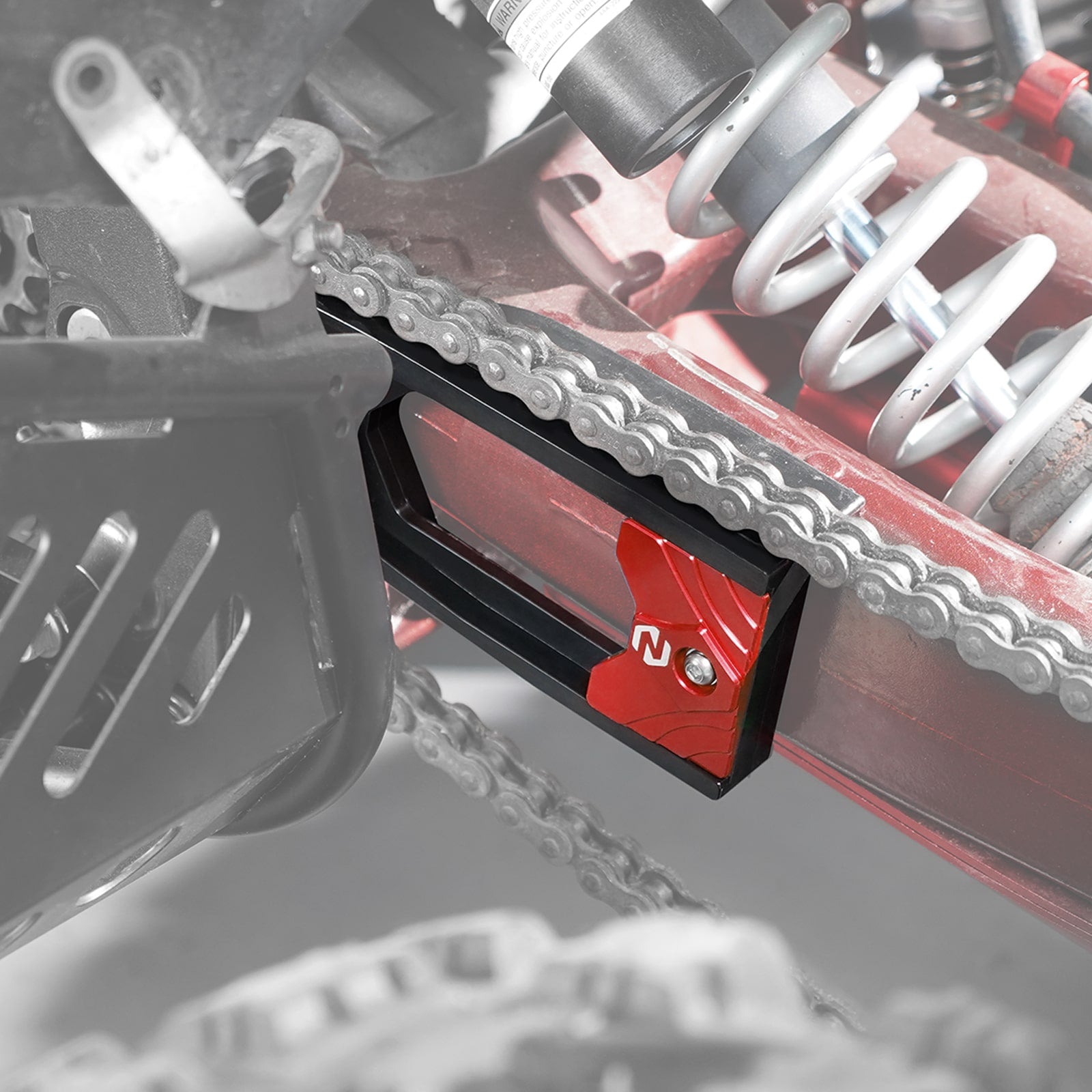 ATV Rear Swingarm Chain Guide Slider Guard For Yamaha Raptor 700 700R 2006-2026