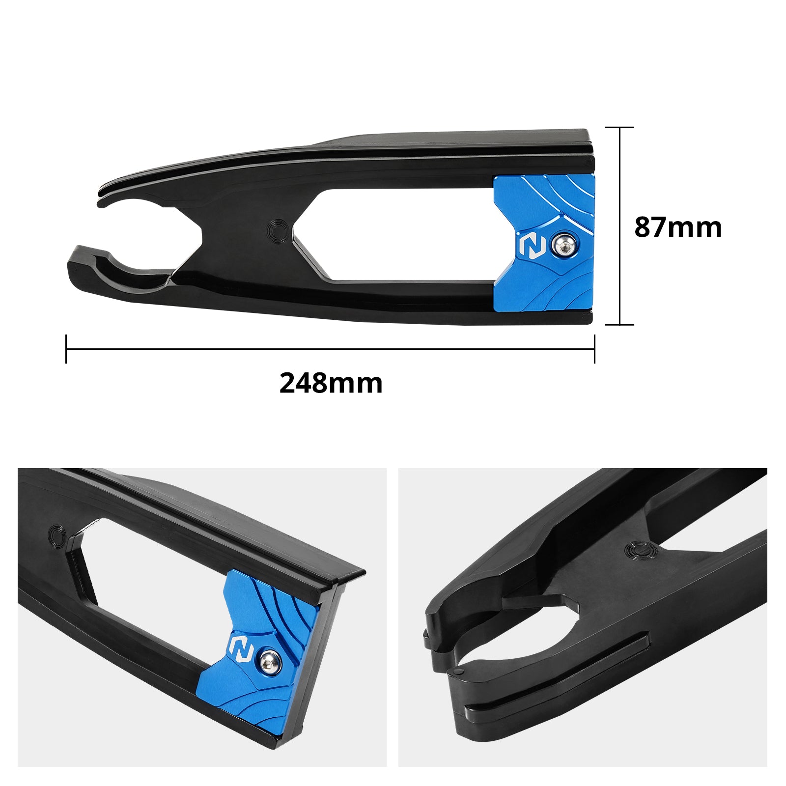 ATV Rear Swingarm Chain Guide Slider Guard For Yamaha Raptor 700 700R 2006-2026