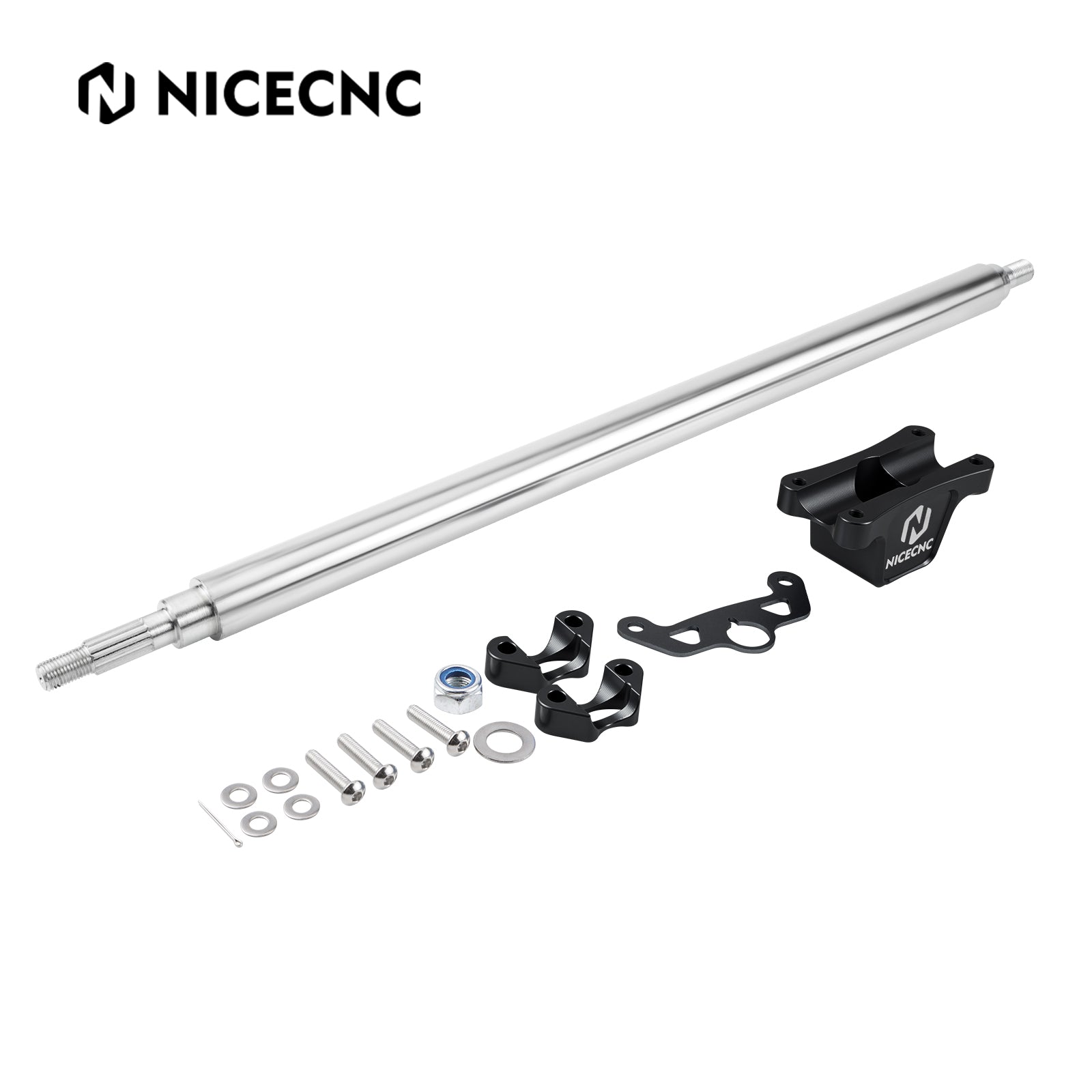 ATV Steering Stem Shaft Rise 50mm For Yamaha Raptor 700 28MM Handlebar 2013-2024