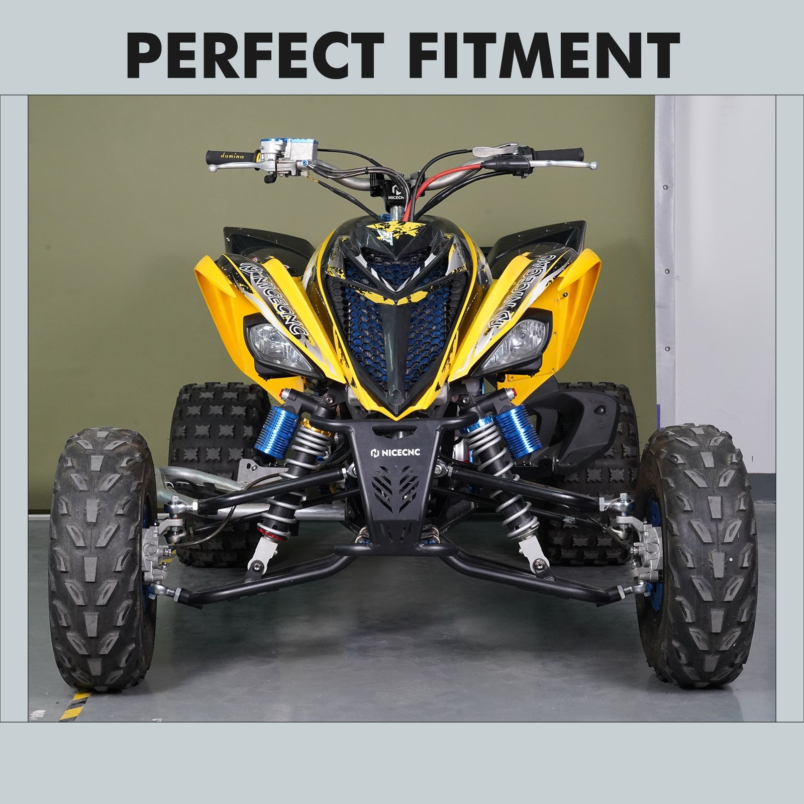 ATV Steering Stem Shaft Rise 50mm For Yamaha Raptor 700 28MM Handlebar 2013-2024