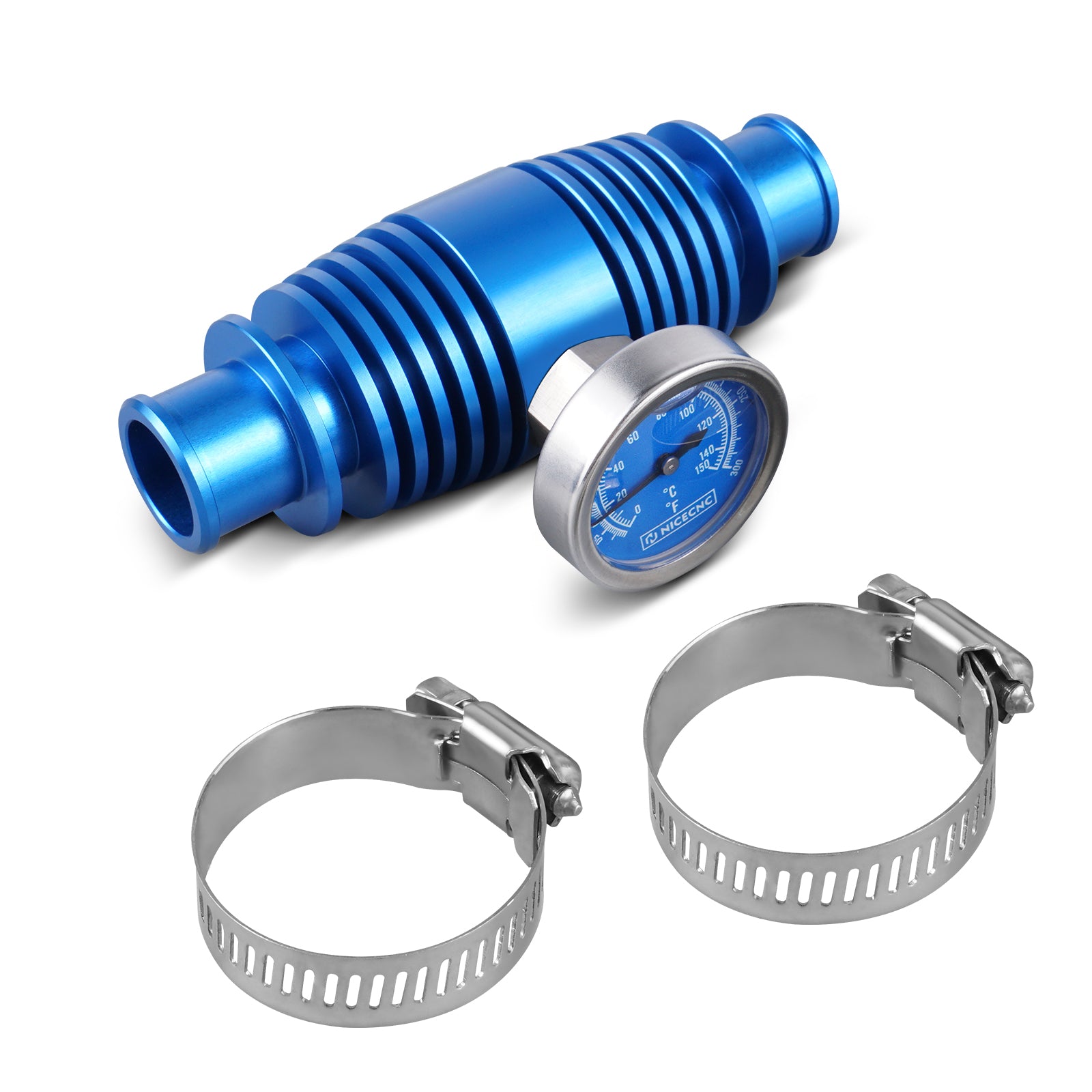 Radiator Inline Cooler w/Temperature Gauge For Honda TRX 450 R / 250R / 700XX