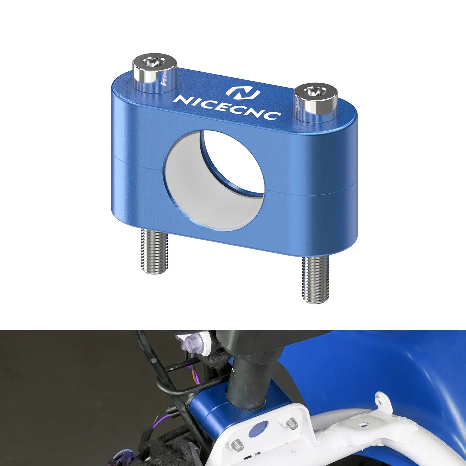 Steering Stem Bushing Bearing Clamp For Yamaha Raptor Grizzly 700 660 YFZ450